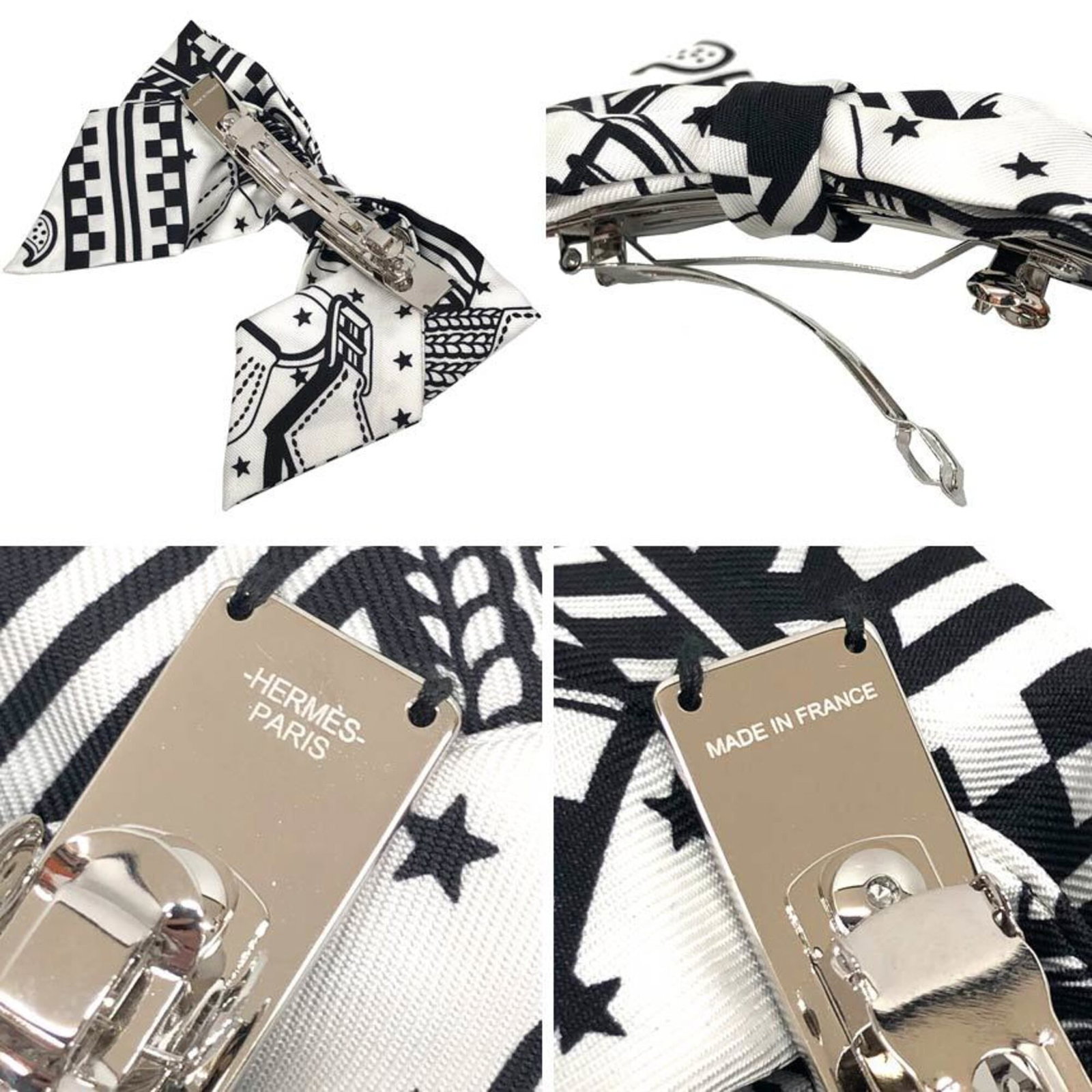 Hermes barrette silk - 3