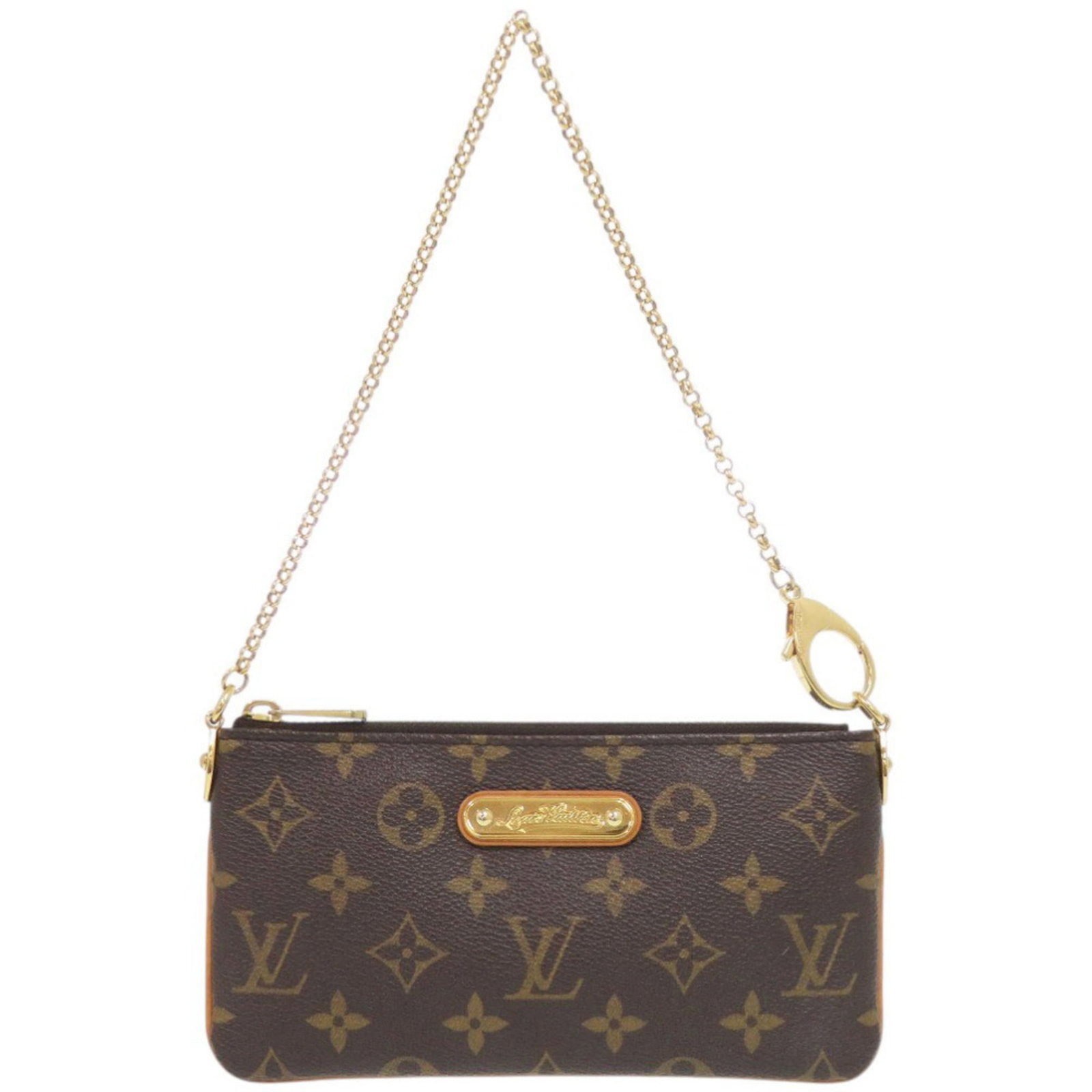 Louis Vuitton Handbag Monogram: Louis Vuitton Handbag Monogram Brown Monogram Louis Vuitton Handbag. Made in France, this handbag features the iconic monogram pattern and measures 11cm x 20cm x 2cm. A classic design from a renowned