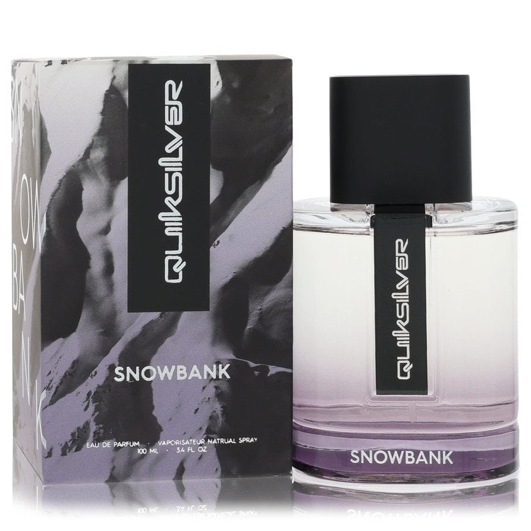 Quicksilver Snowbank by Quicksilver Eau De Parfum Spray 3.4 oz: Quicksilver Snowbank by Quicksilver Eau De Parfum Spray 3.4 oz Quicksilver Eau De Parfum Spray, 3.4 oz. This men's cologne is available in a 3.4 oz size. Quicksilver Snowbank by Quicksilver Eau De