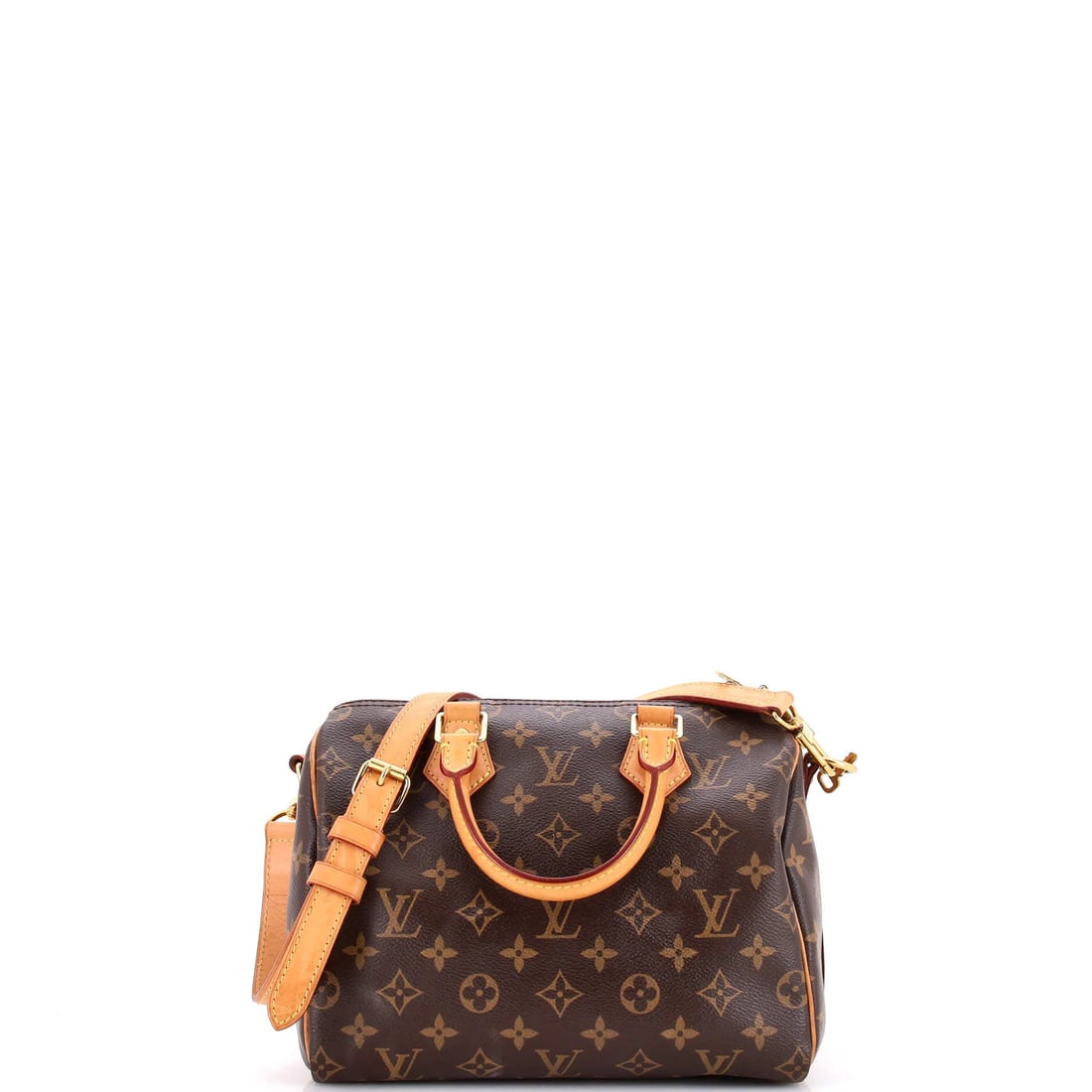 Monogram Canvas 25 Bag Louis Vuitton Speedy Bandouliere: Monogram Canvas 25 Bag Louis Vuitton Speedy Bandouliere Brown Monogram Canvas 25 Bag with Speedy Bandouliere Style, featuring a classic top handle design and gold hardware. This Louis Vuitton Speedy B