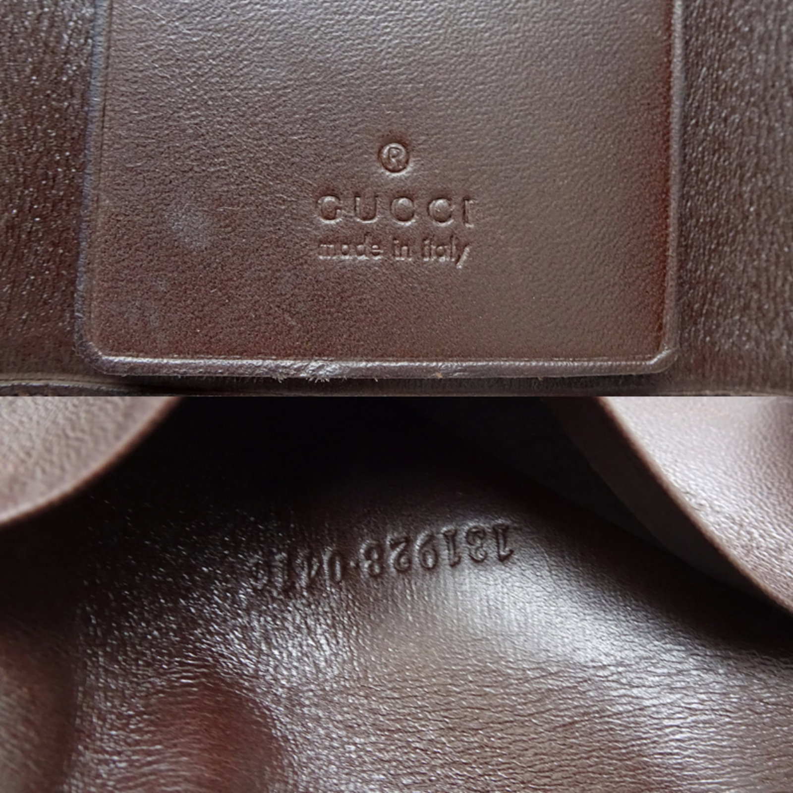 Canvas Leather Keycase Gucci - 6