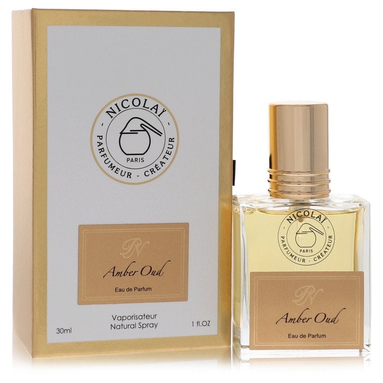 Nicolai Amber Oud by Nicolai Eau De Parfum Spray 1 oz: Nicolai Amber Oud by Nicolai Eau De Parfum Spray 1 oz Nicolai Amber Oud by Nicolai Eau De Parfum Spray 1 oz features an oriental fragrance with herbal top notes and an earthy heart, blending artemisia