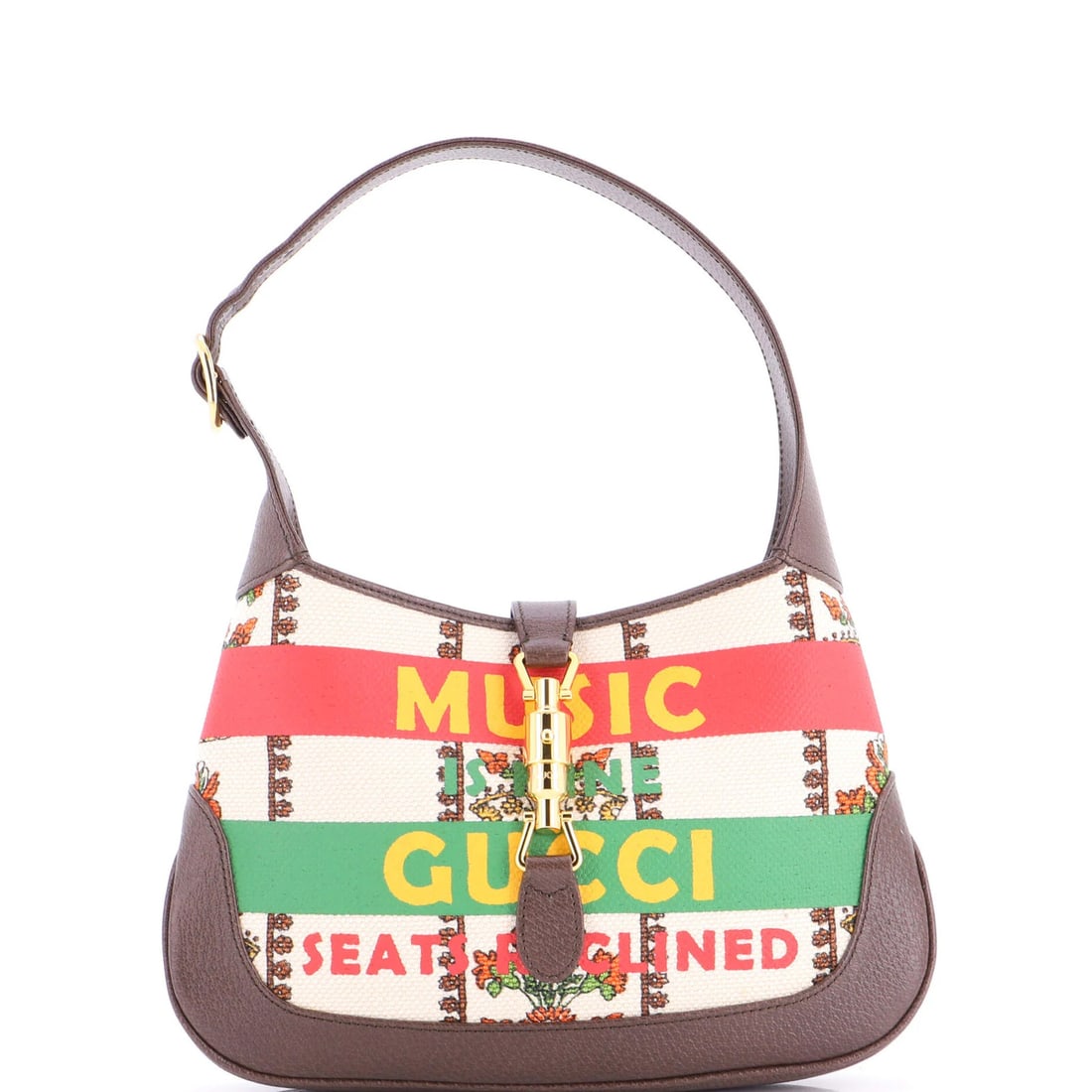 Canvas Hobo Jackie Limited Small Gucci Edition 100 1961: Canvas Hobo Jackie Limited Small Gucci Edition 100 1961 Canvas Hobo Jackie Limited Small Gucci Edition 100 1961 - A rare and stylish vintage find, this limited edition canvas small Gucci hobo features