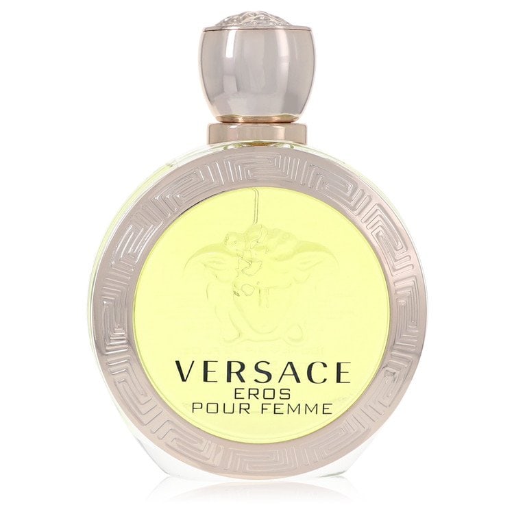 Versace Eros by Versace Eau De Toilette Spray (Tester) 3.4 oz: Versace Eros by Versace Eau De Toilette Spray (Tester) 3.4 oz Tester size, 3.4 oz, for those who want to try Versace Eros before committing to the full-size bottle. Released in 2014 by perfumers Alber