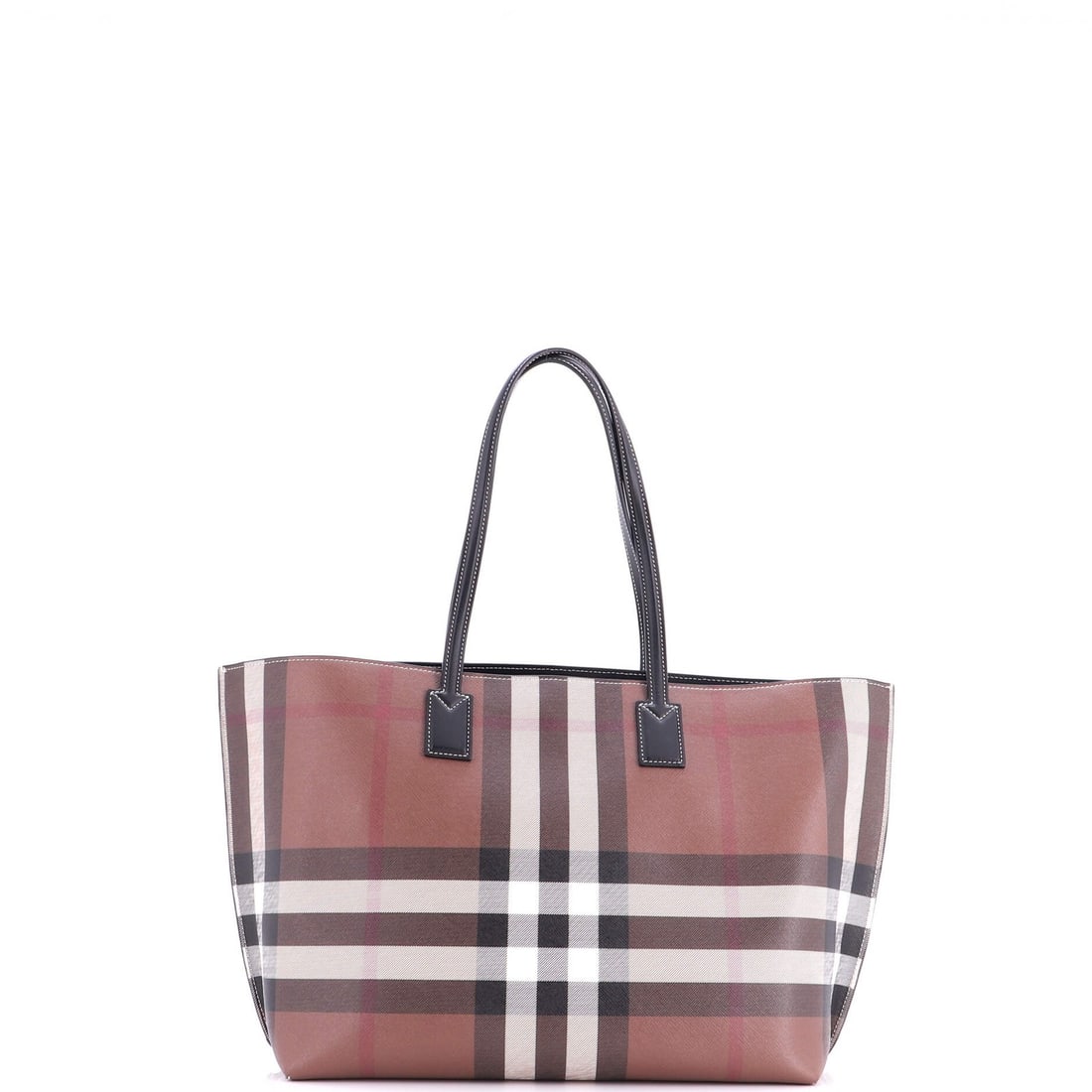 Check Canvas Medium E Tote Soft Burberry - 3