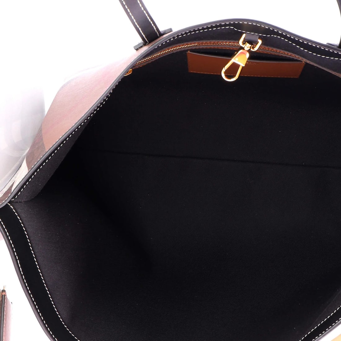 Check Canvas Medium E Tote Soft Burberry - 5