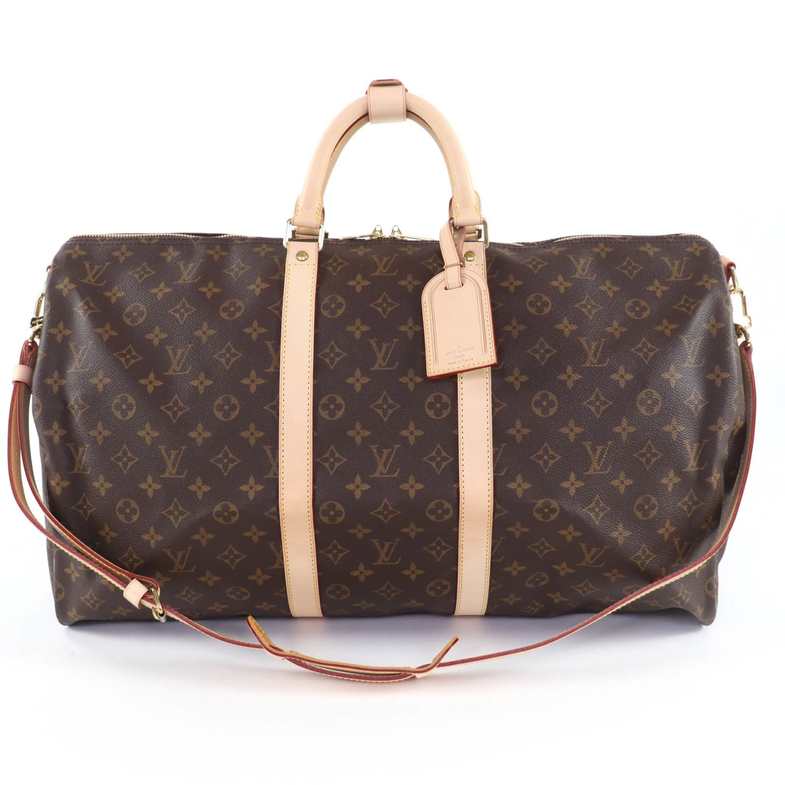 Boston Bag Monogram Canvas Louis Vuitton: Boston Bag Monogram Canvas Louis Vuitton Monogram canvas and classic brown color make this Louis Vuitton Boston bag a timeless piece. The iconic design features a signature that bears the mark of the