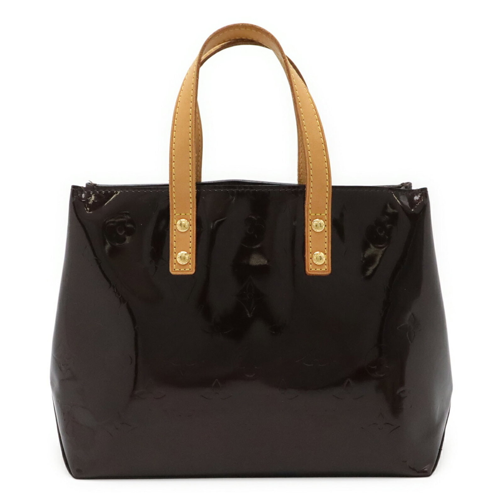 Vuitton Handbag Tote Louis: Vuitton Handbag Tote Louis Amarante Monogram Vernis Louis Vuitton Handbag Tote, measuring 18cm x 22cm x 10cm and weighing 270g. This stylish tote features the iconic Monogram Vernis pattern in a rich