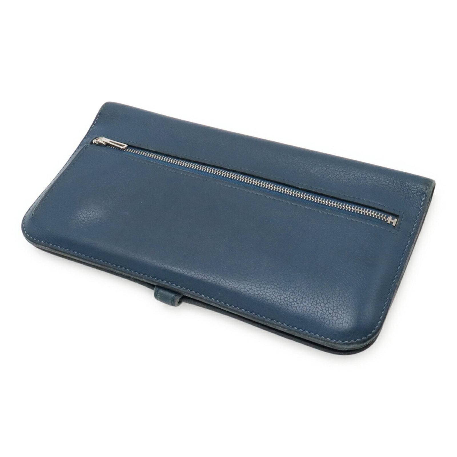 Long Hermes Wallet Leather Bi Fold - 3