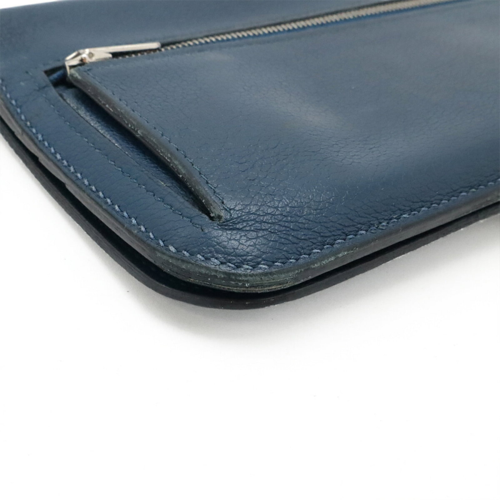 Long Hermes Wallet Leather Bi Fold - 4