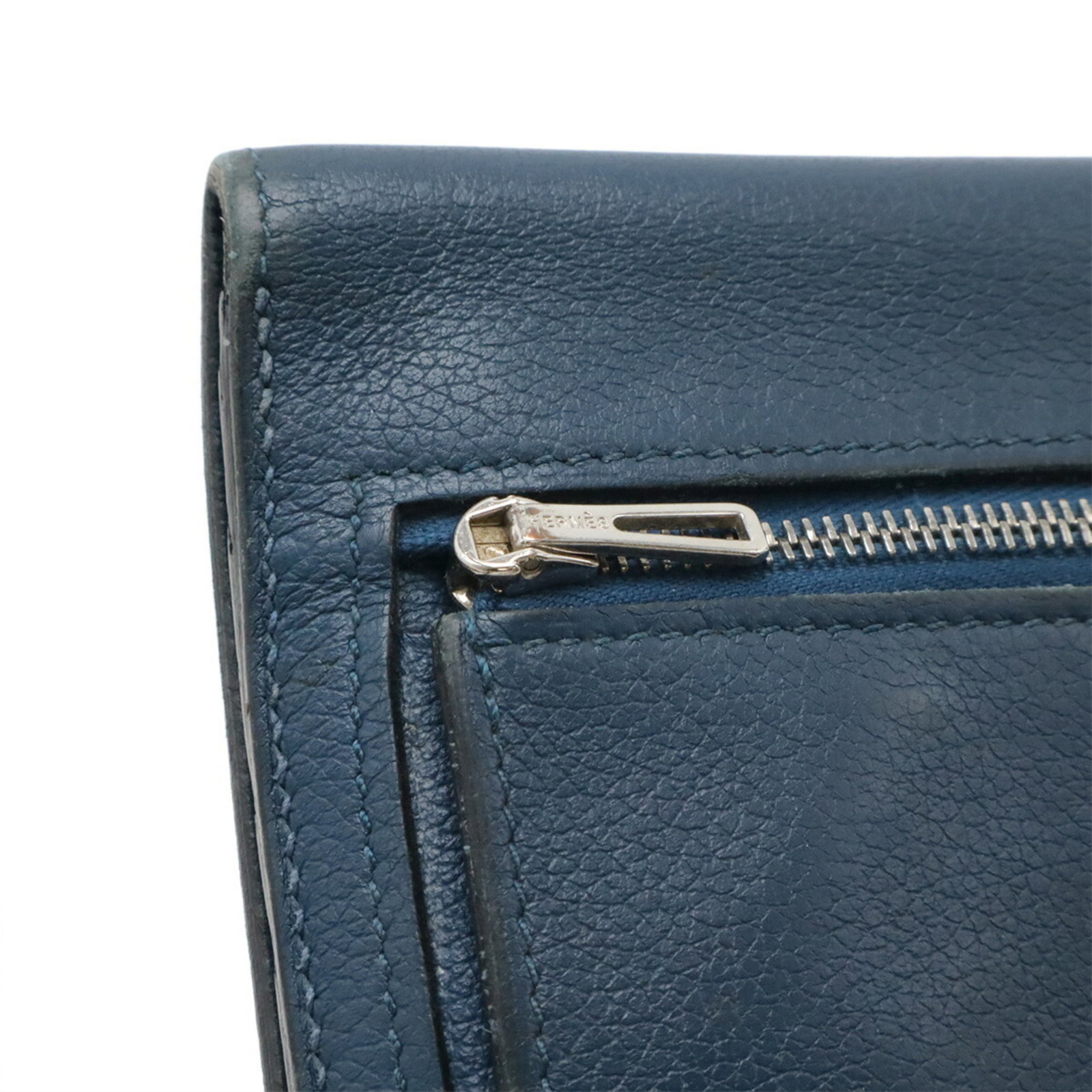 Long Hermes Wallet Leather Bi Fold - 6