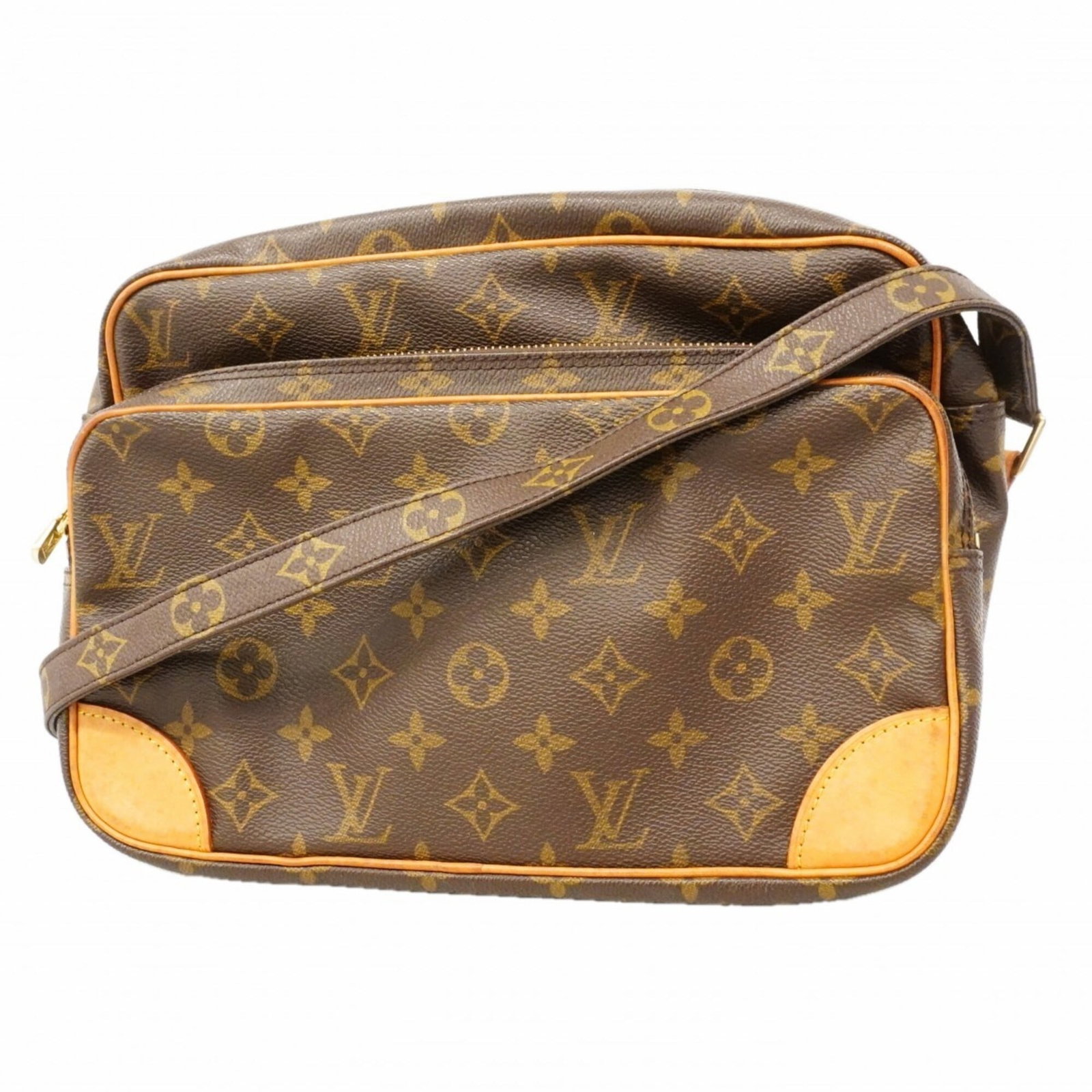 Shoulder bag from Louis Vuitton: Shoulder bag from Louis Vuitton Brown Louis Vuitton shoulder bag with dimensions 21cm x 27.5cm x 12cm, featuring the iconic monogram pattern and classic design. This stylish bag is made from high-qual