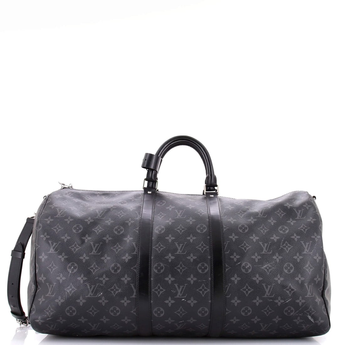 Louis Vuitton Keepall Bandouliere Bag Monogram Eclipse Canvas 55 (1 of 8)