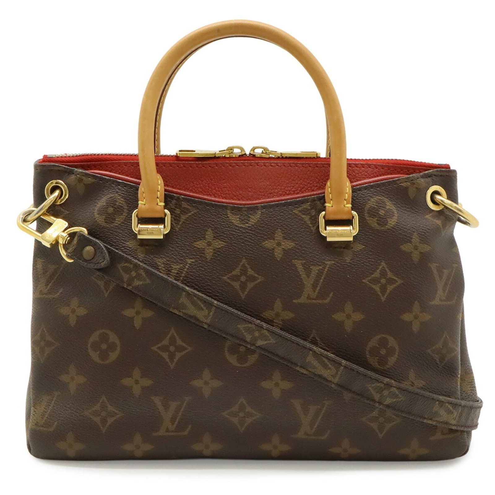 Louis Vuitton Handbag Shoulder Bag Monogram Canvas Pvc Coated Canvas Leather: Louis Vuitton Handbag Shoulder Bag Monogram Canvas Pvc Coated Canvas Leather Cerise Louis Vuitton Handbag Shoulder Bag Monogram Canvas Pvc Coated Canvas Leather. This shoulder bag features iconic mono