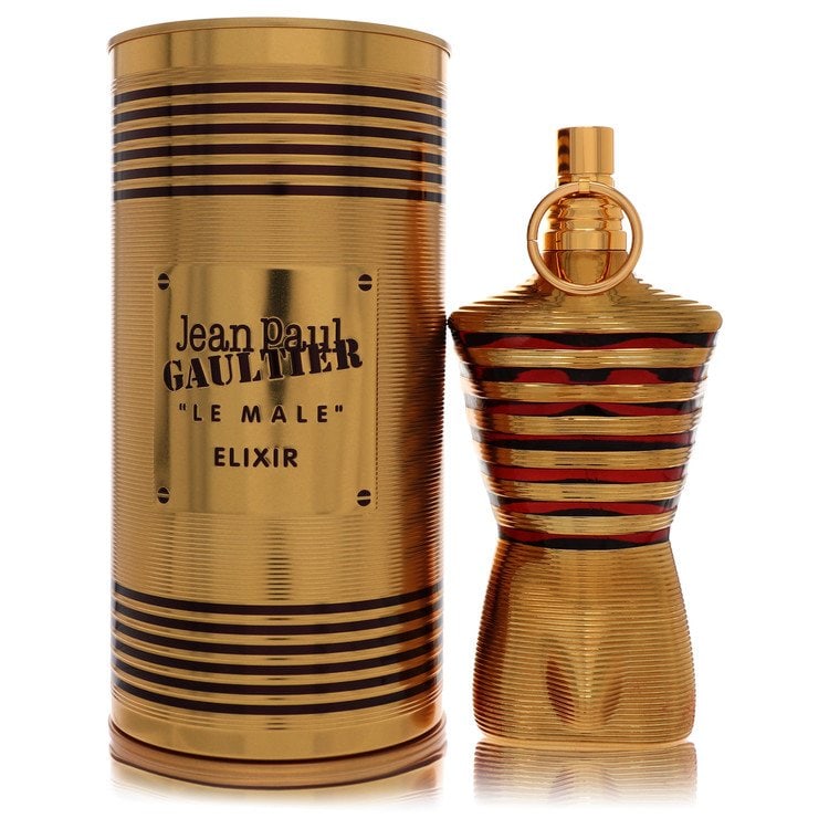 Jean Paul Gaultier Le Male Elixir by Jean Paul Gaultier Parfum Spray 4.2 oz: Jean Paul Gaultier Le Male Elixir by Jean Paul Gaultier Parfum Spray 4.2 oz Jean Paul Gaultier Le Male Elixir by Jean Paul Gaultier Parfum Spray, available in a 4.2 oz size, is a men's cologne from th