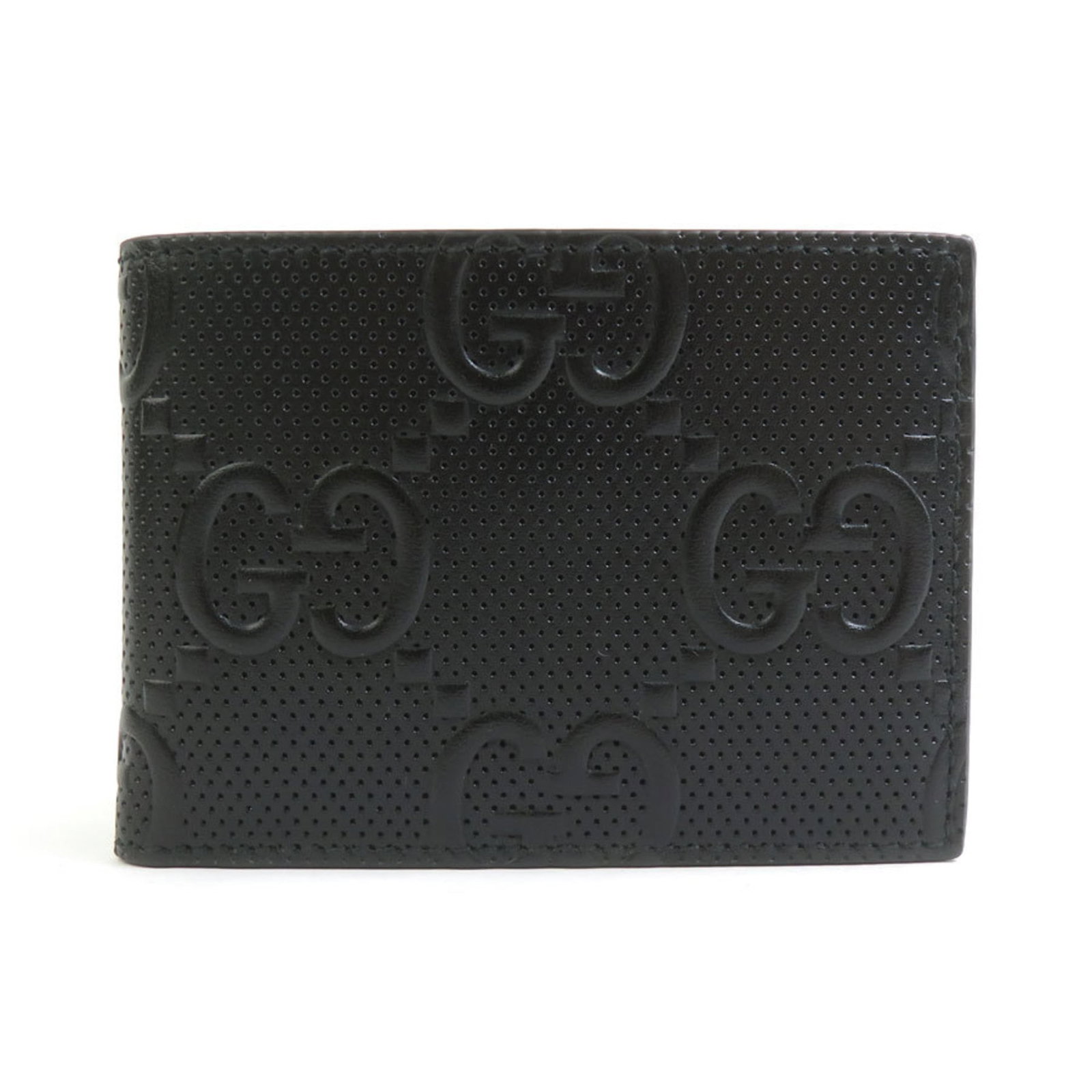 Long Bi Fold Leather Wallet Gucci: Long Bi Fold Leather Wallet Gucci Black Long Bi Fold Leather Wallet from Gucci, featuring a classic design with a sleek black leather exterior and interior. Includes original box and dust bag for