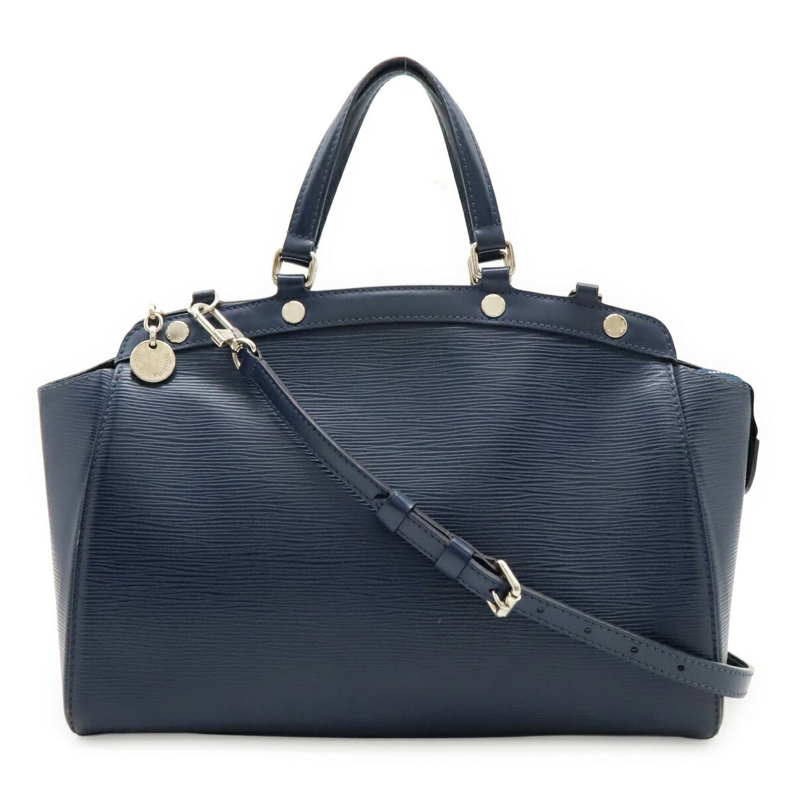 Louis Vuitton Handbag Shoulder Bag Tote Bag Epi Leather: Louis Vuitton Handbag Shoulder Bag Tote Bag Epi Leather Indigo Epi leather Louis Vuitton shoulder bag tote bag from France, featuring iconic M40821 design. Measuring 24cm x 33.5cm x 13cm, this stylish