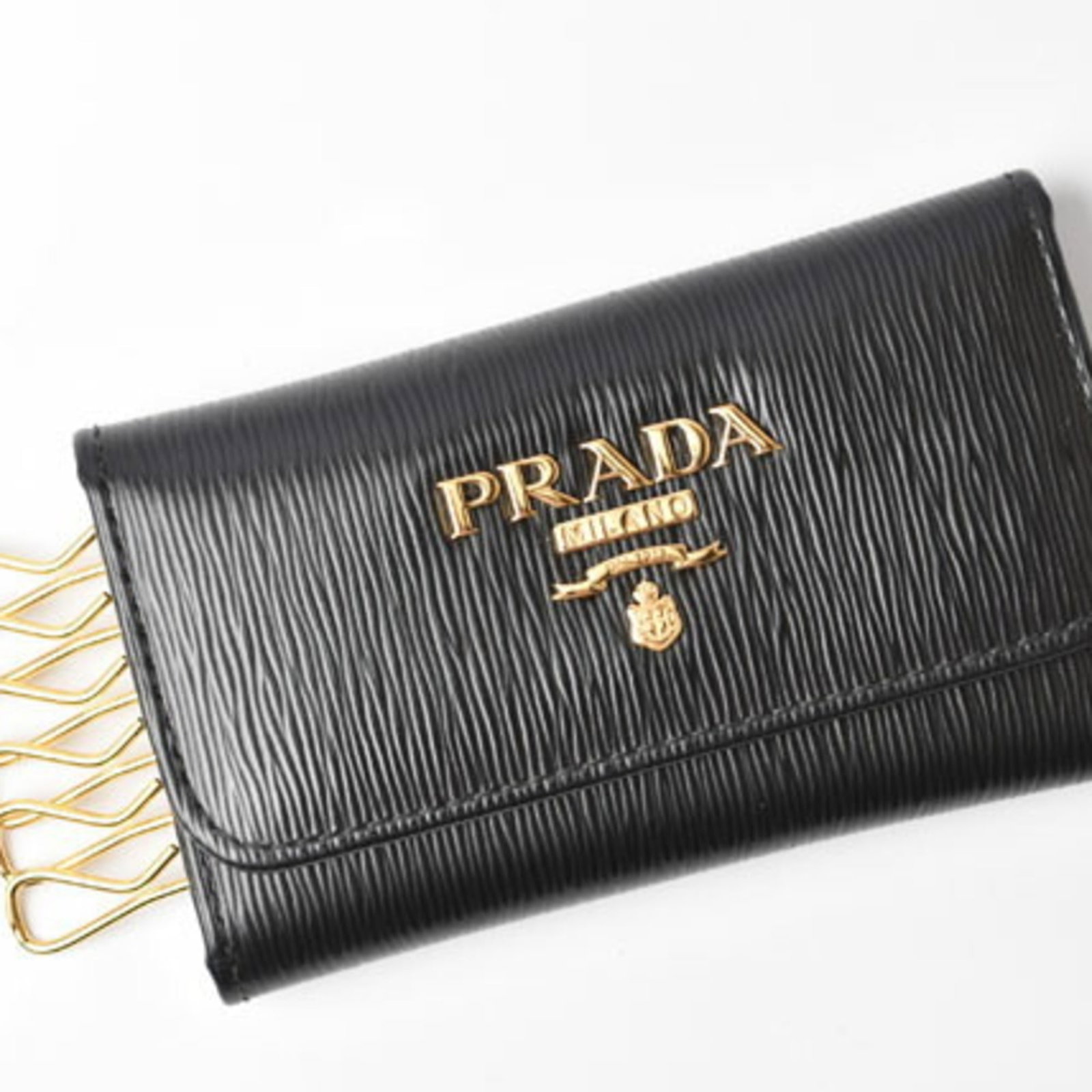 Prada leather keycase - 2