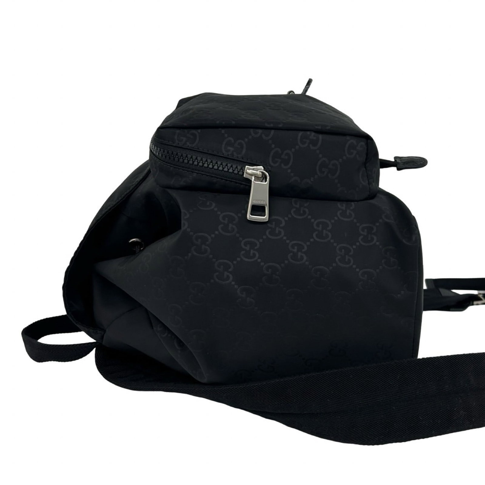 Nylon Leather Backpack by Gucci - 5