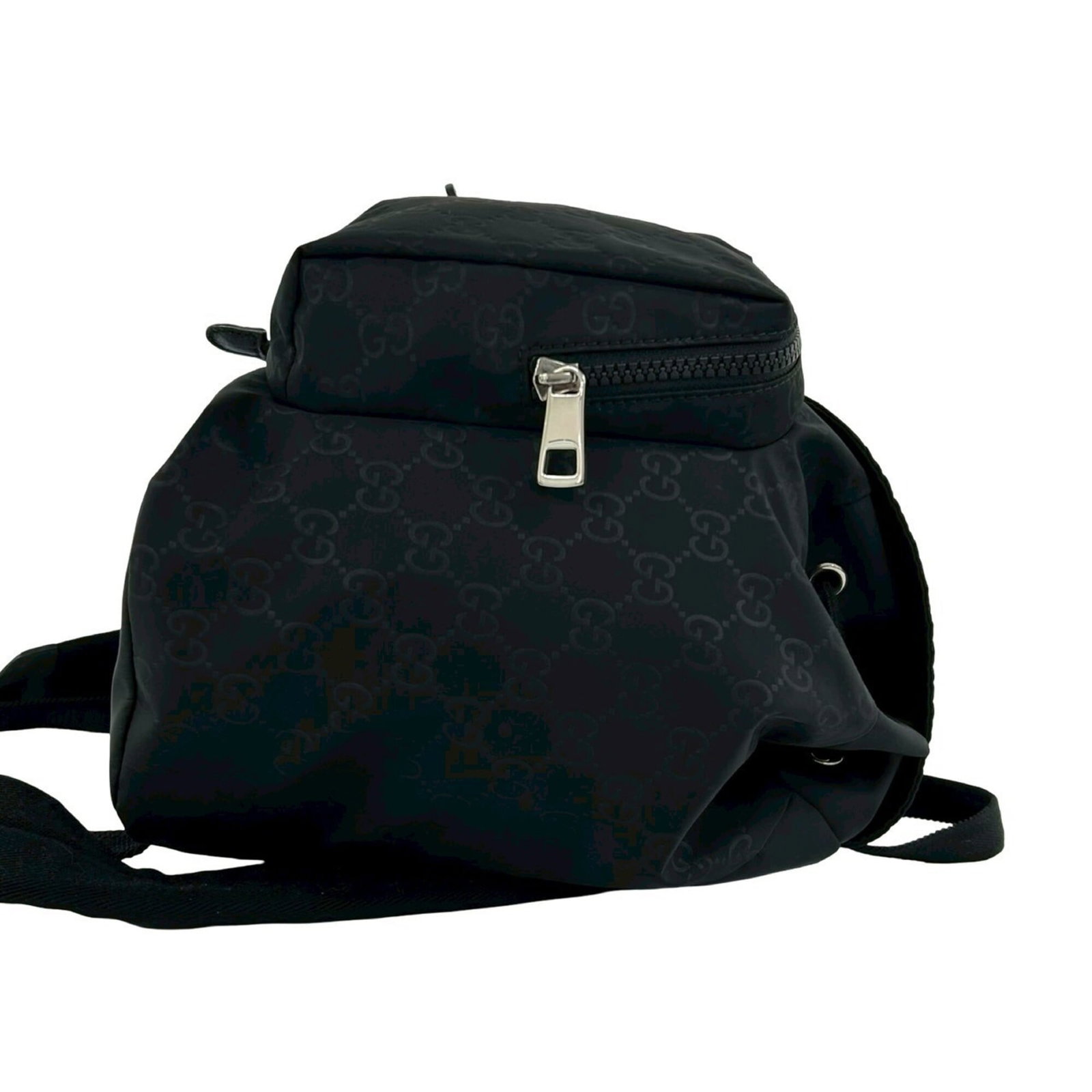 Nylon Leather Backpack by Gucci - 6
