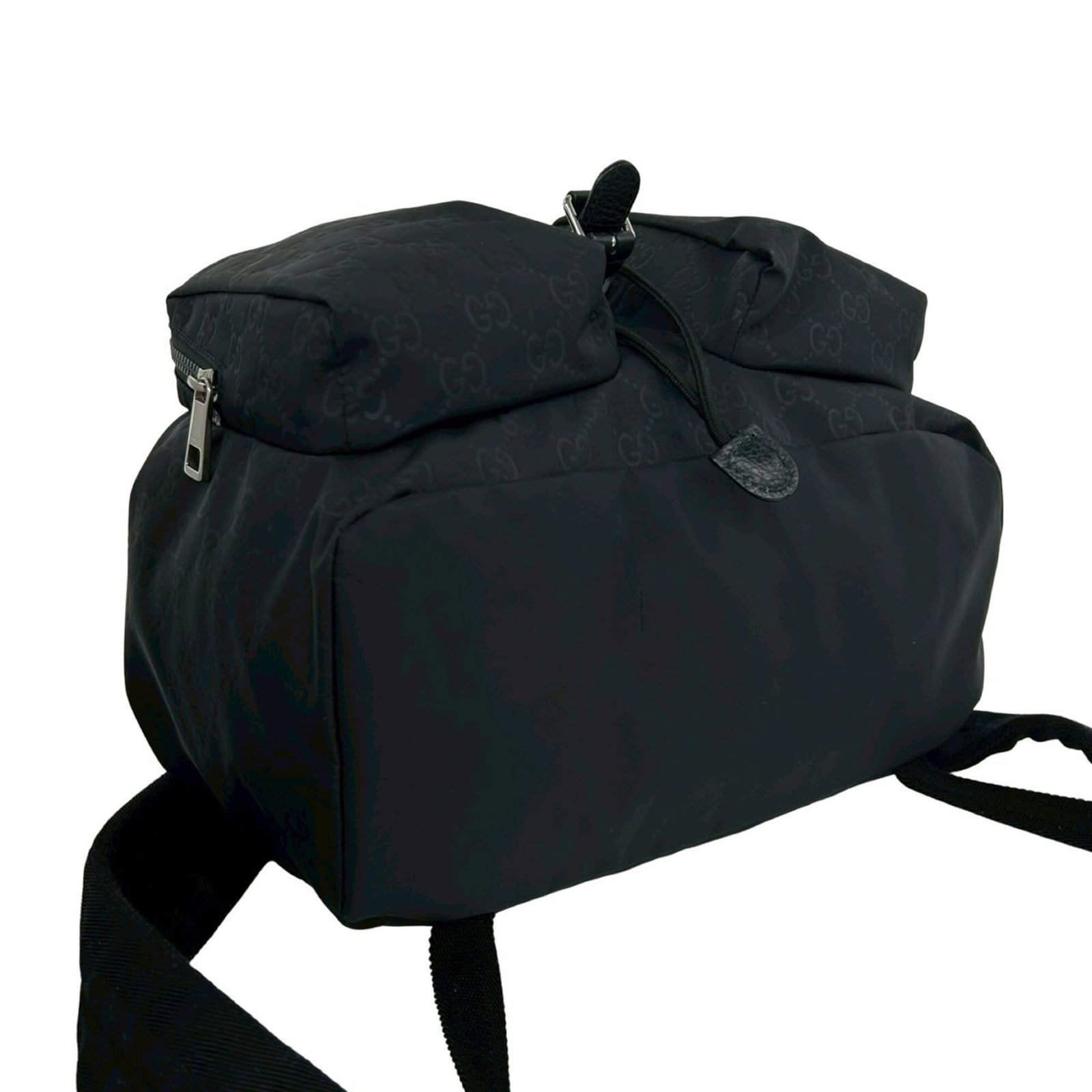 Nylon Leather Backpack by Gucci - 7