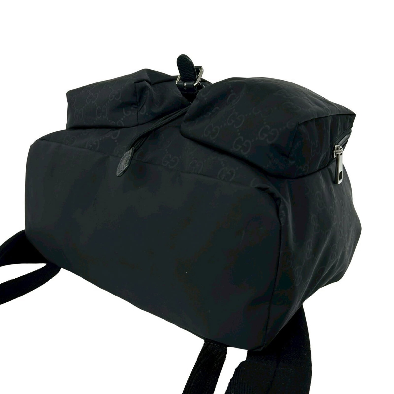 Nylon Leather Backpack by Gucci - 8
