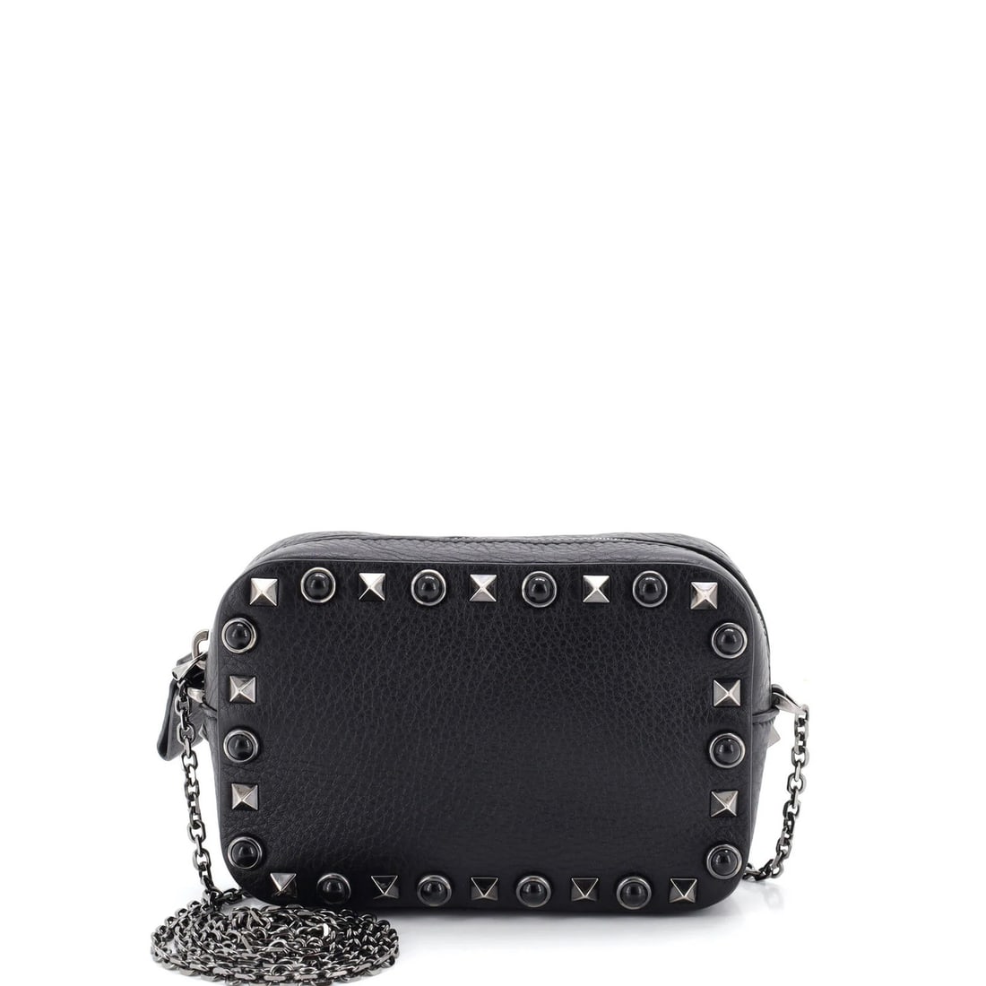 Rolling rockstud leather camera bag crossbody valentino garavani (1 of 5)