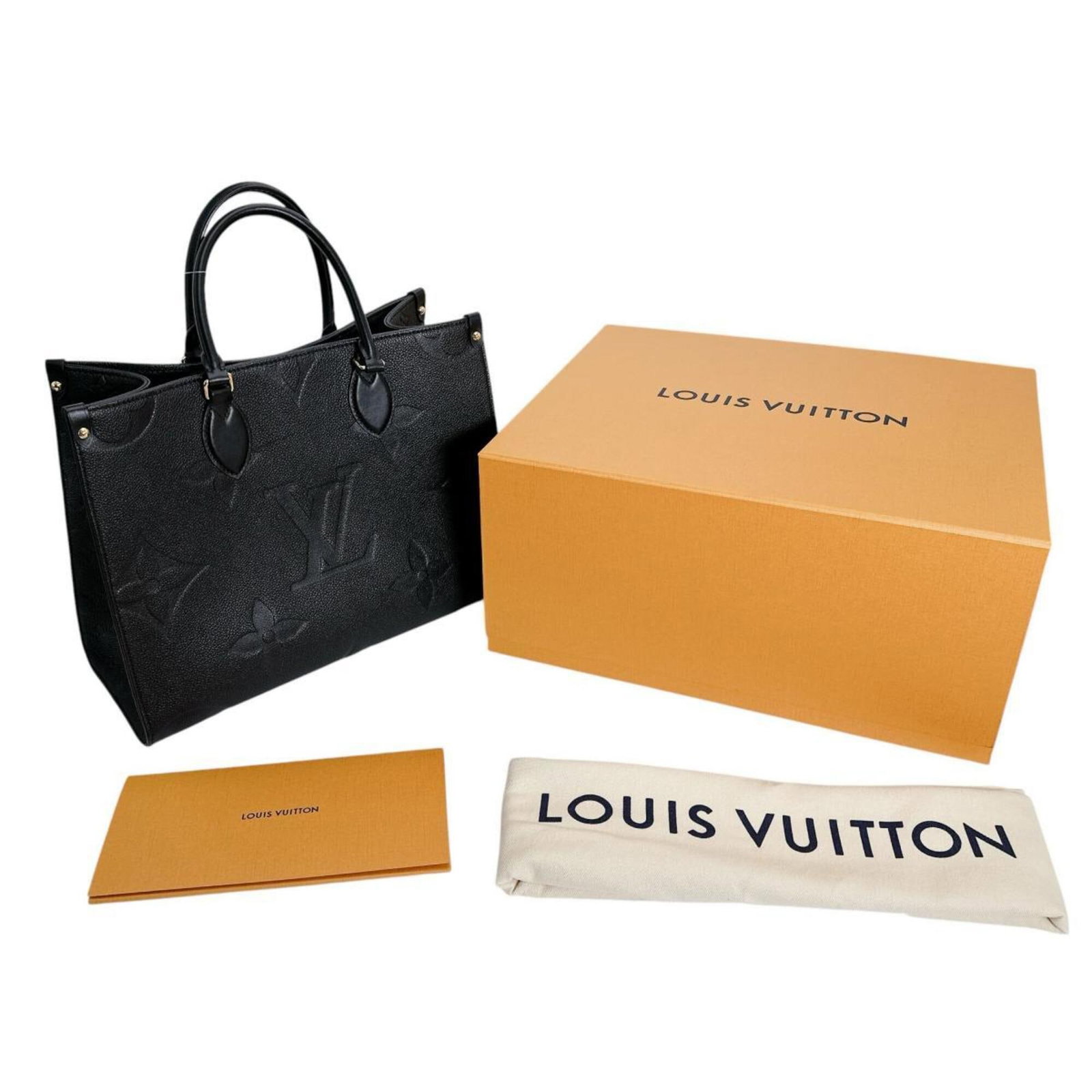 Handbag tote bag monogram Louis Vuitton: Handbag tote bag monogram Louis Vuitton Black Louis Vuitton Monogram Empreinte Tote Bag. Made from high-quality materials, this tote bag features the iconic monogram Empreinte design in black. Measuri