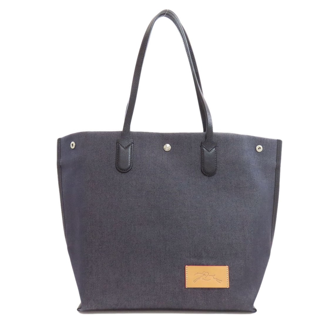Shopping bag tote essential longchamp canvas: Shopping bag tote essential longchamp canvas Navy Longchamp canvas tote bag with classic style and timeless design. Made from high-quality canvas, this essential tote features a durable exterior that