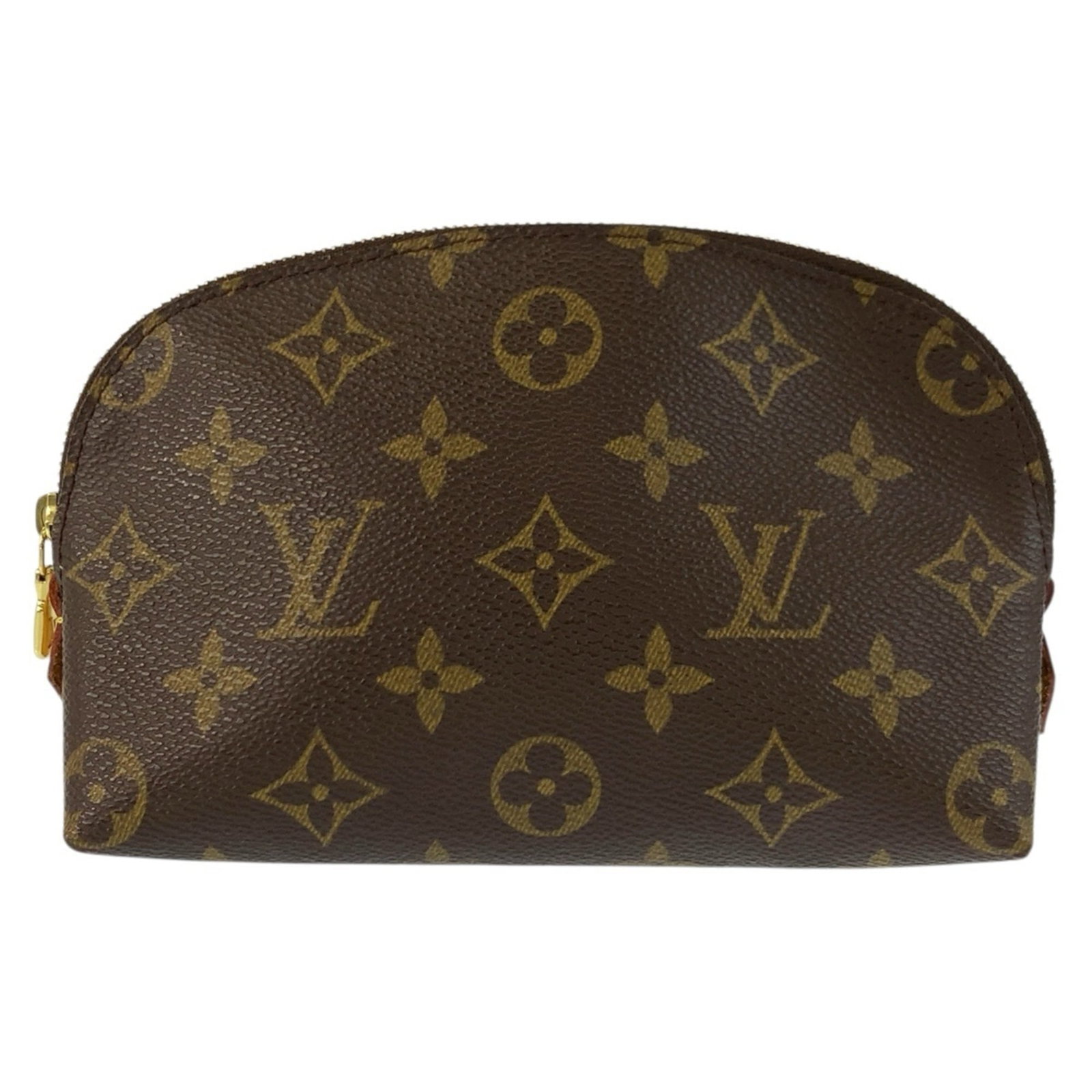 Pouch Pochette Pvc Handbag Louis: Pouch Pochette Pvc Handbag Louis Pouch Pochette Pvc Handbag Louis Vuitton features a classic design with a brown PVC material, gold hardware accents, and a compact size. Made in France, this iconic