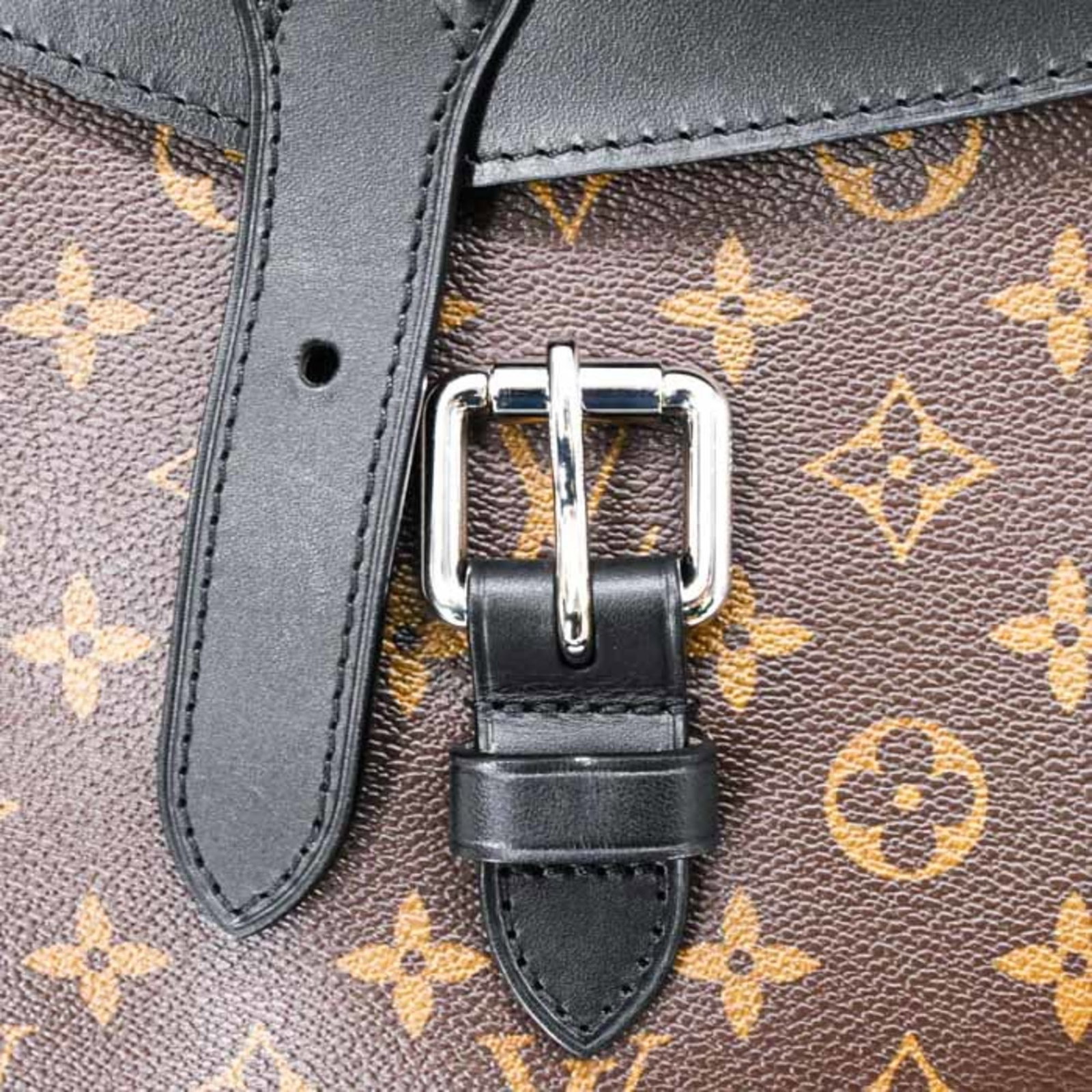Leather Monogram Louis Vuitton Backpack - 14