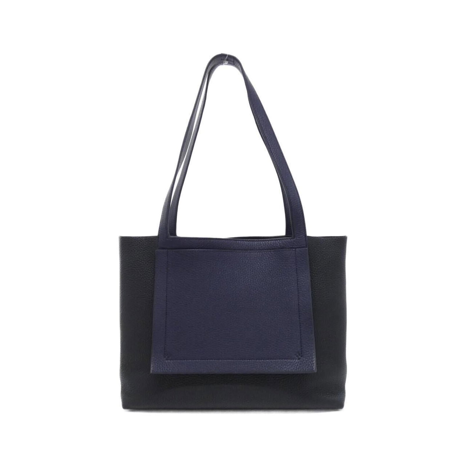Hermes Handbag Taurillon Leather Clemence: Hermes Handbag Taurillon Leather Clemence Taurillon clemence leather gives this Herm?s handbag its distinctive texture and depth, while the bicolor design adds visual interest with black and blue