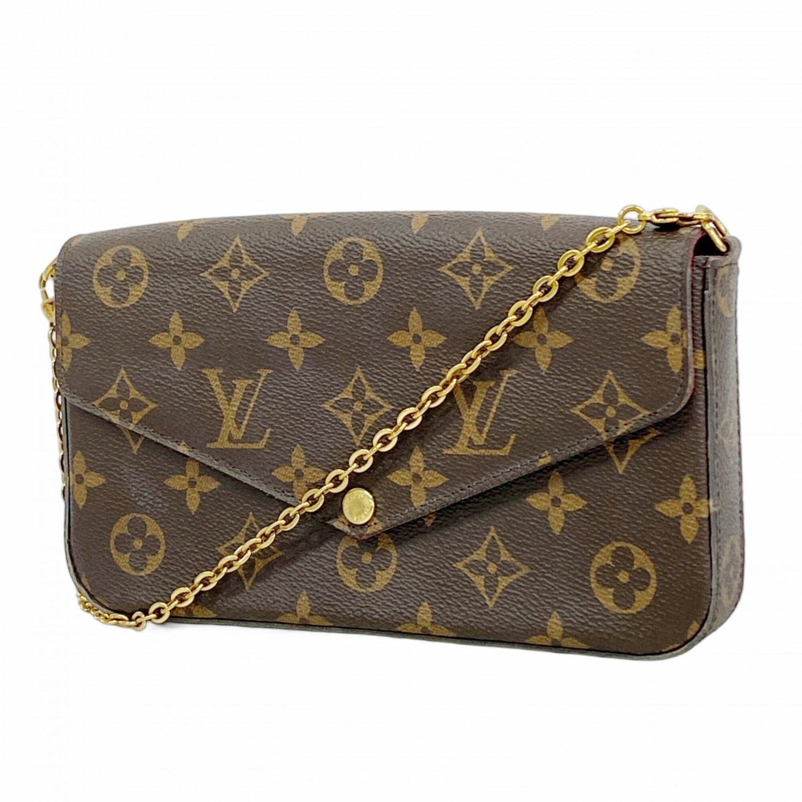 Shoulder Wallet by Louis Vuitton: Shoulder Wallet by Louis Vuitton Fuchsia Frenzy - This Louis Vuitton shoulder wallet boasts a vibrant fuchsia hue, adding a pop of color to any outfit. Measuring 13cm x 21cm x 3cm, it's the perfect si