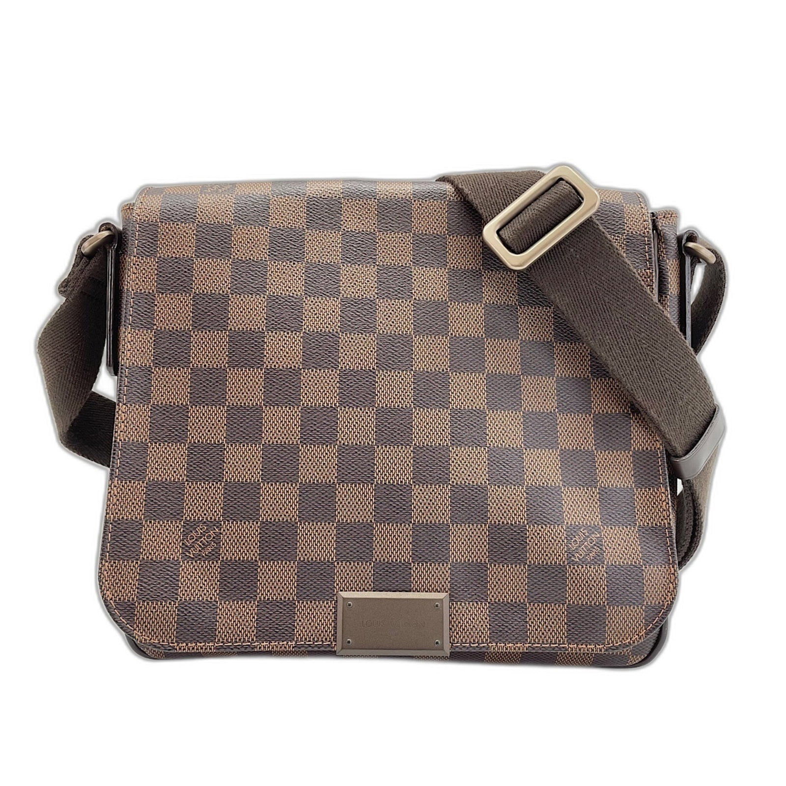 Shoulder bag from Louis Vuitton: Shoulder bag from Louis Vuitton Brown Louis Vuitton shoulder bag with clean lines and classic design, measuring 24cm x 24cm x 5cm. This stylish bag features a timeless aesthetic that exudes