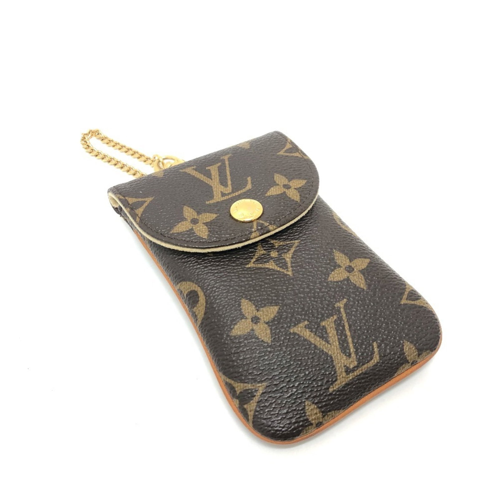 Monogram pouch by Louis Vuitton: Monogram pouch by Louis Vuitton Monogram pouch by Louis Vuitton, featuring the iconic monogram pattern in brown and gold hardware. This compact pouch measures 12cm x 8cm and showcases the classic