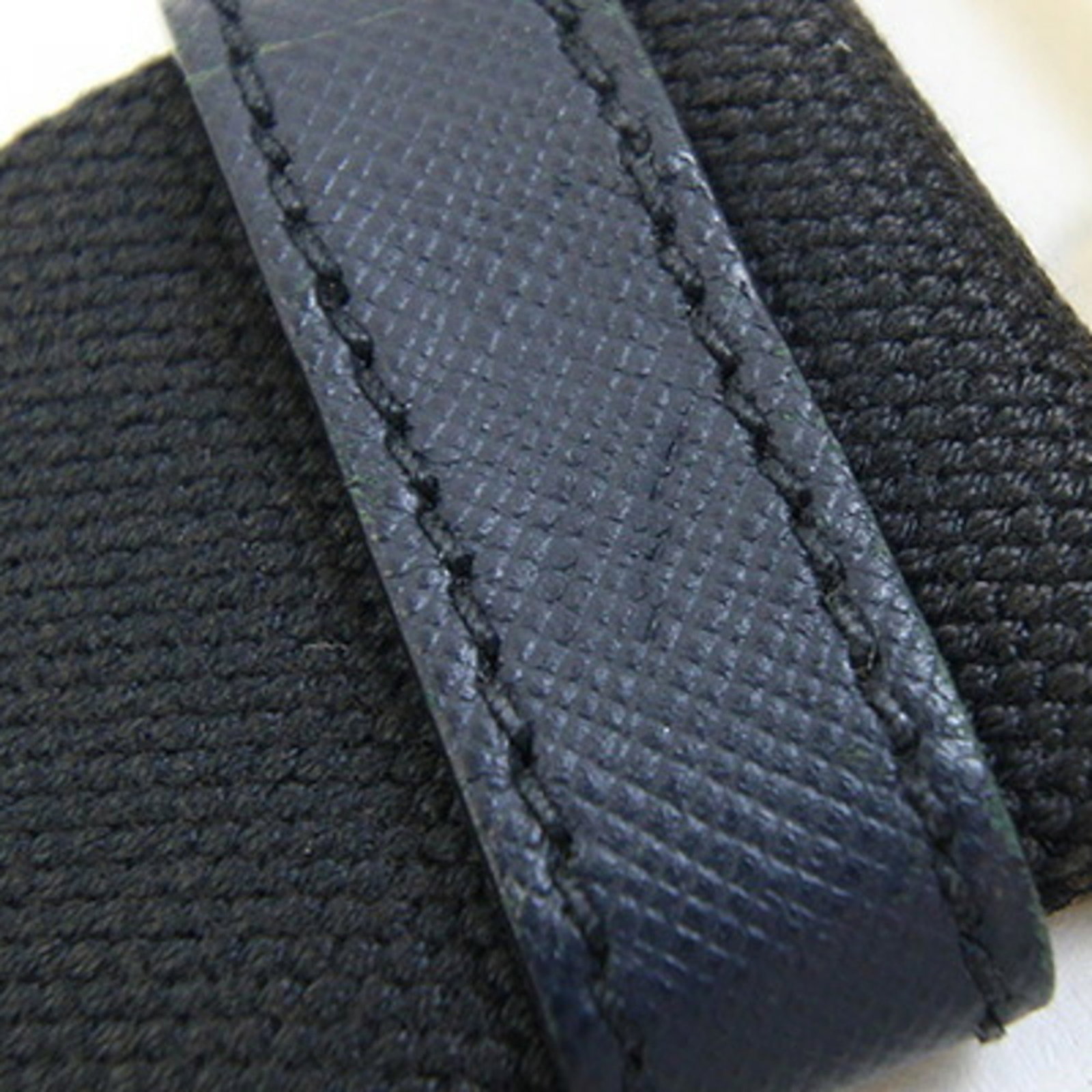 Canvas Leather Metal Prada Shoulder Bag - 5