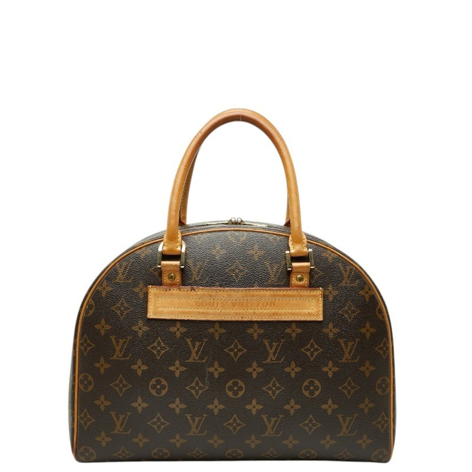 Vuitton Pvc Leather Handbag Louis: Vuitton Pvc Leather Handbag Louis Vuitton's iconic design meets modern materials in this Louis handbag, crafted from PVC and leather for a unique blend of style and durability. Measuring 26cm x 35cm