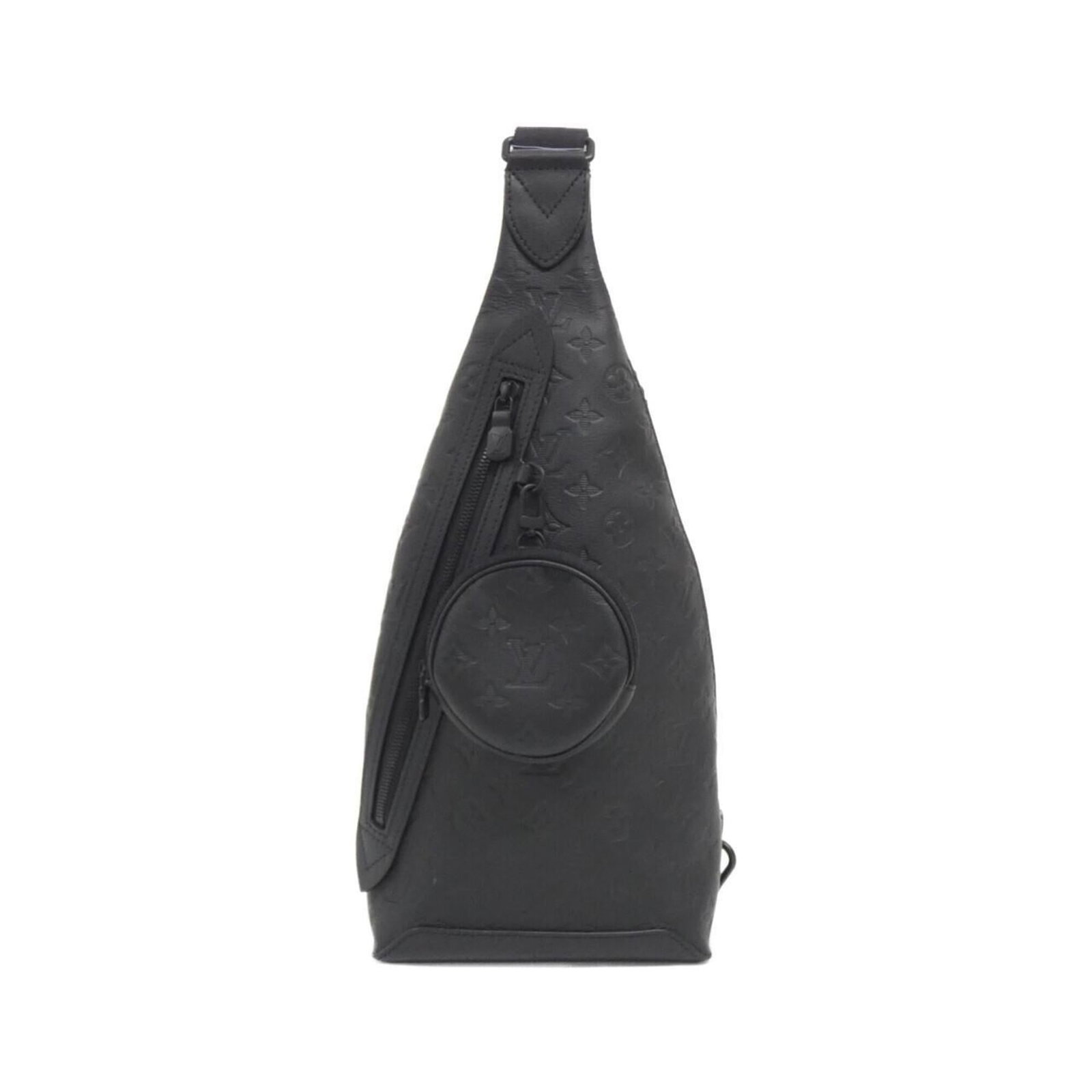 Shoulder bag pouch leather Louis Vuitton: Shoulder bag pouch leather Louis Vuitton Black leather Louis Vuitton shoulder bag pouch with classic design and timeless style. Made from high-quality calf leather, this stylish accessory features a