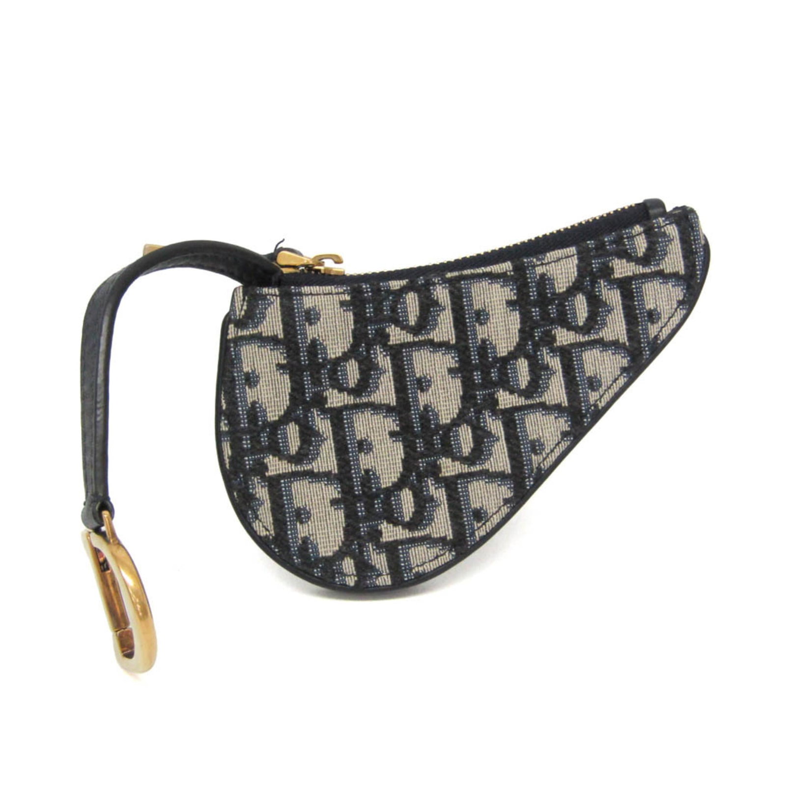 Christian Dior Coin Case Jacquard Leather Purse: Christian Dior Coin Case Jacquard Leather Purse The Christian Dior Coin Case Jacquard Leather Purse boasts sleek, sophisticated design with its Oblique Saddle model. Crafted from high-quality