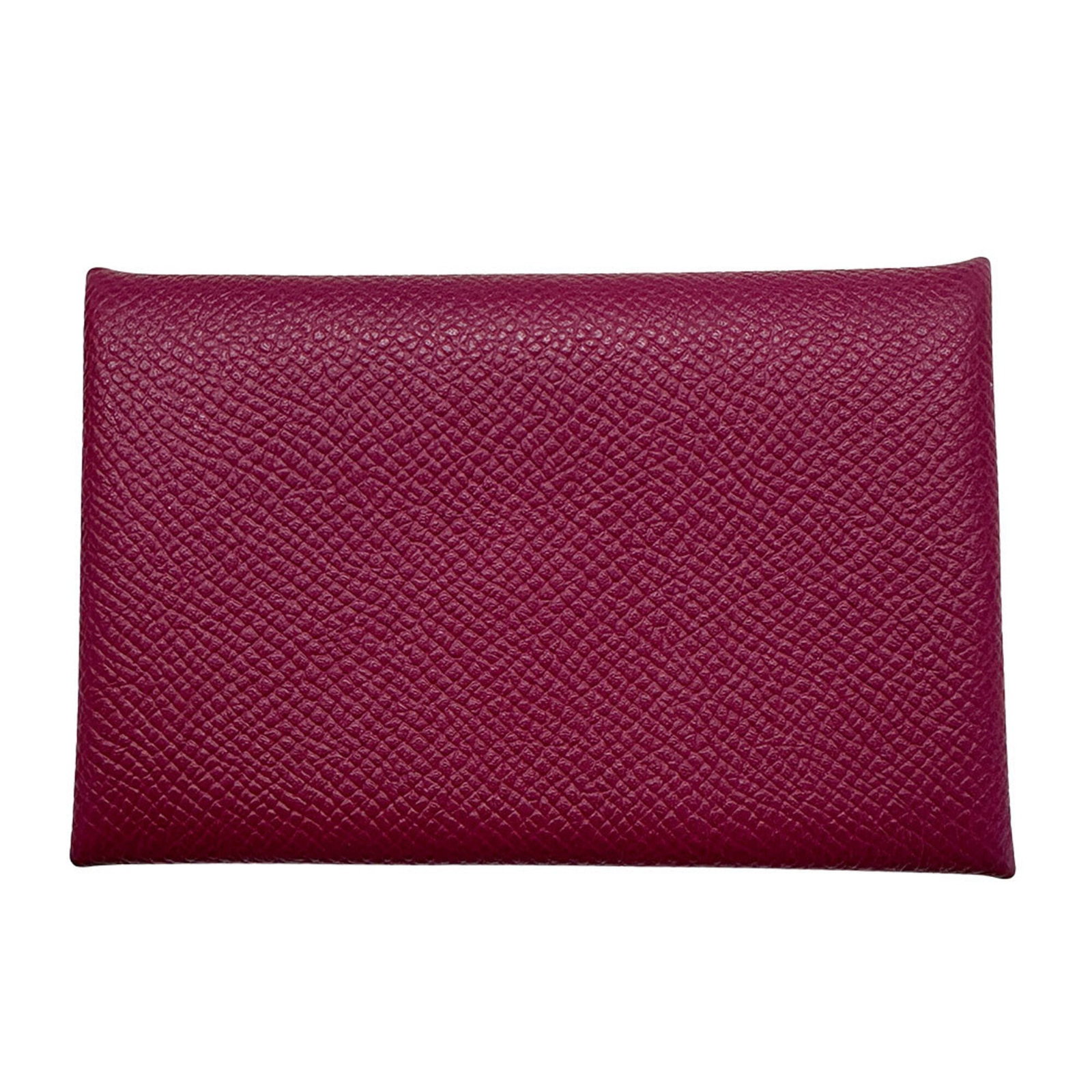 Hermes Card Case Epsom Leather: Hermes Card Case Epsom Leather Epsom leather card case from renowned French fashion house Hermes, featuring rich purple color and sleek design. Made with high-quality Epsom leather, this card case mea