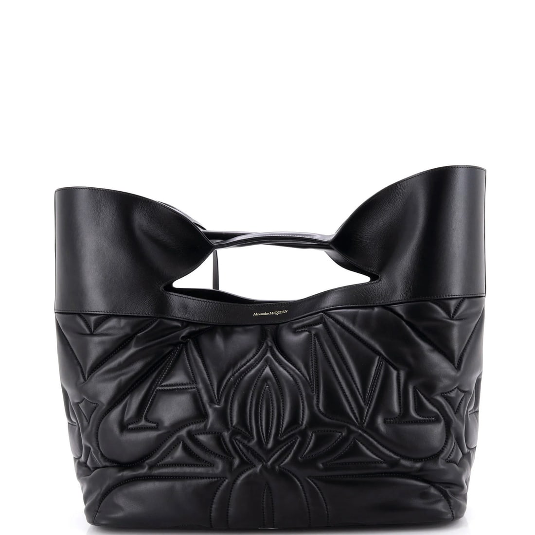 Quilted Leather Alexander McQueen Large Bow The (1 of 6)