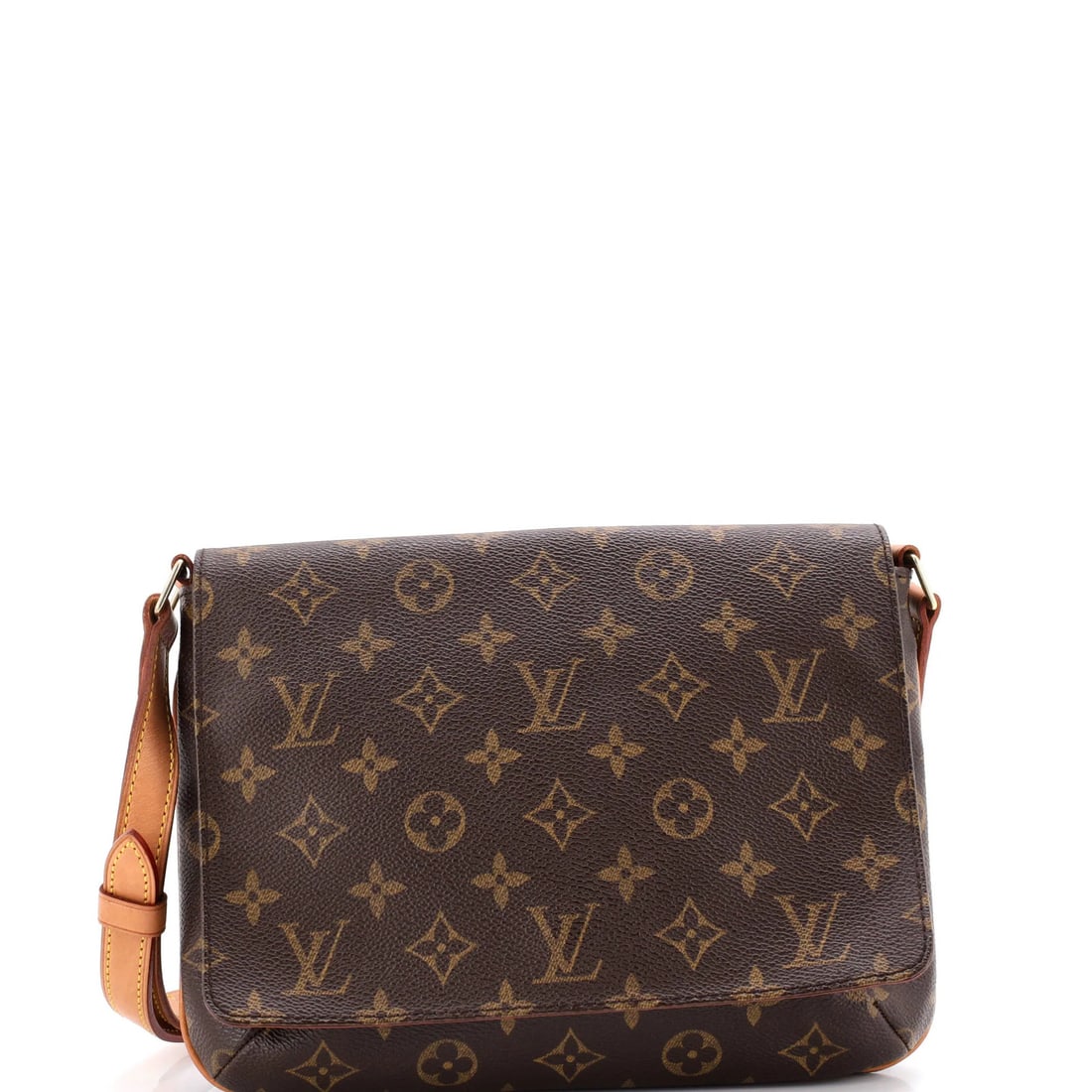 Louis Vuitton handbag monogram canvas tango musette: Louis Vuitton handbag monogram canvas tango musette Brown Louis Vuitton Musette Tango handbag with monogram canvas exterior, featuring a classic shoulder bag design. The bag boasts a timeless look and