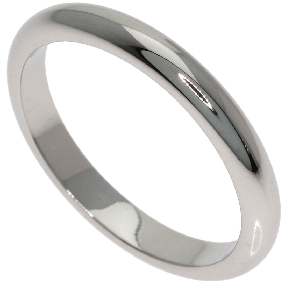 Bvlgari Roma Amor Inner Diamond #53 Ring Platinum Pt950: Bvlgari Roma Amor Inner Diamond #53 Ring Platinum Pt950 Platinum PT950 Bvlgari Roma Amor Inner Diamond #53 Ring in silver metal, featuring a diamond main stone and ring size 6.5(US). This platinum