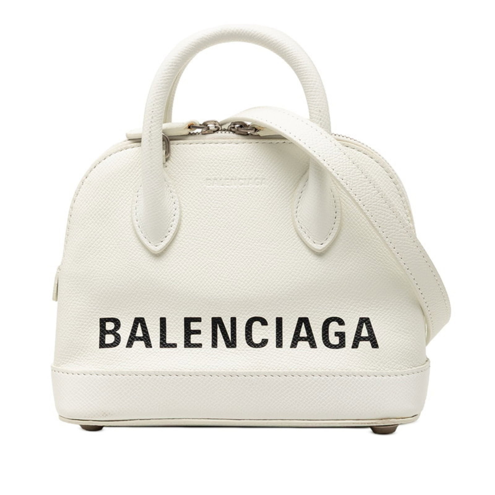 Balenciaga Handbag Shoulder Bag Leather: Balenciaga Handbag Shoulder Bag Leather This Balenciaga MPN 550646 White Leather Shoulder Bag features a sleek design with clean lines and a compact size. Made from high-quality leather, its crisp