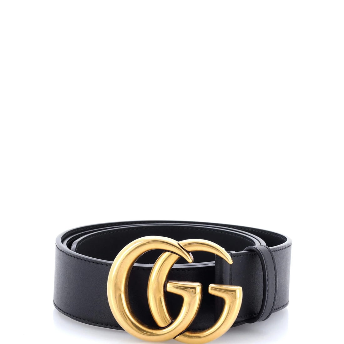 Gucci GG Leather Belt Marmont Wide: Gucci GG Leather Belt Marmont Wide Gucci GG Marmont Wide Leather Belt in Black, featuring the iconic interlocking G logo and wide leather strap. Made from high-quality black leather with gold