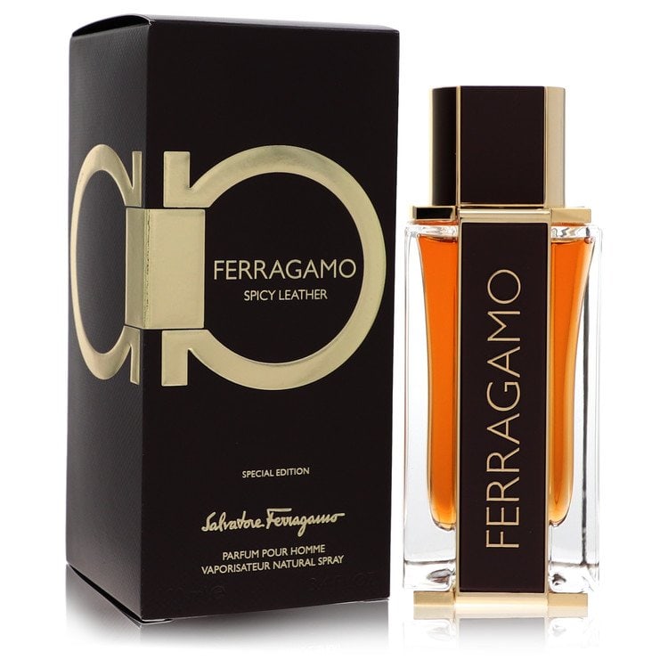 Salvatore Ferragamo Spicy Leather by Salvatore Ferragamo Eau De Parfum Spray 3.4 oz: Salvatore Ferragamo Spicy Leather by Salvatore Ferragamo Eau De Parfum Spray 3.4 oz Salvatore Ferragamo Spicy Leather by Salvatore Ferragamo Eau De Parfum Spray is a 3.4 oz men's cologne. This eau de