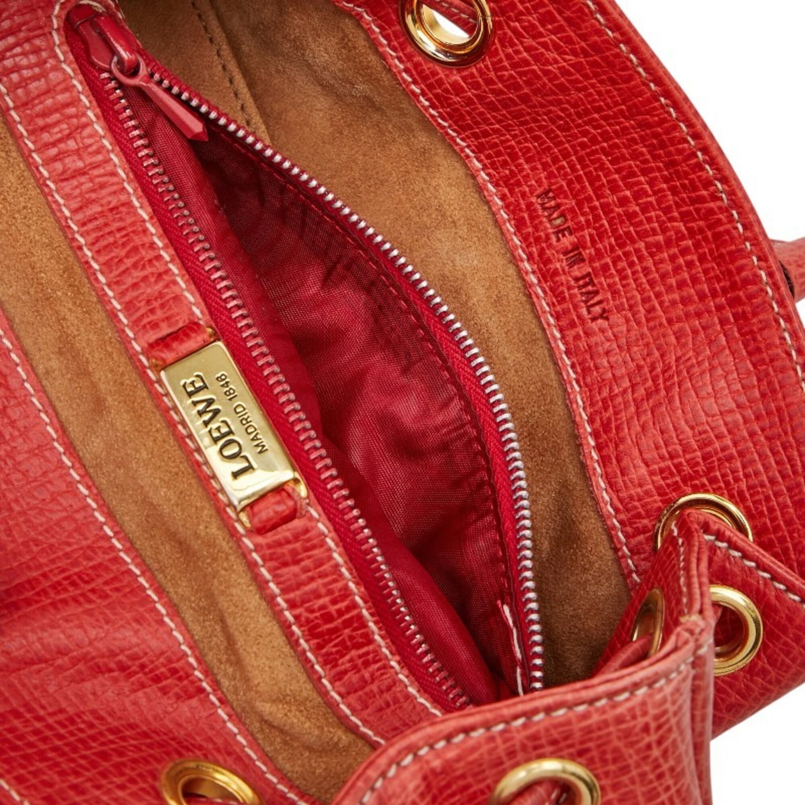 Loewe Backpack Leather - 12