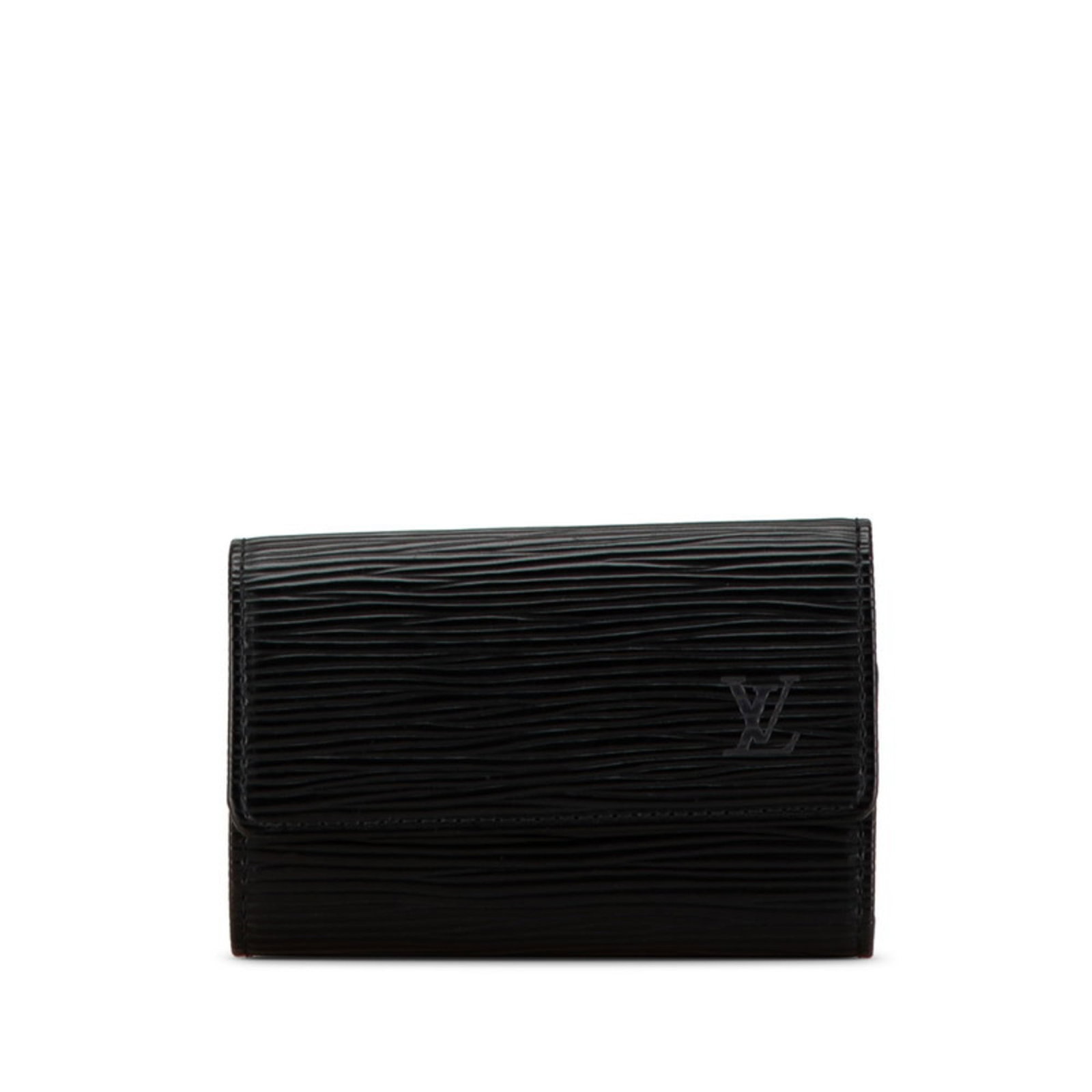Vuitton Keycase Louis Leather: Vuitton Keycase Louis Leather Item Specifics: Brand: Louis Vuitton Type: Keycase Color: Black, Noir Gender: Women Material: Leather Size (HxWxD): 7cm x 10cm x 1cm / 2.75'' x 3.93'' x 0.39'' Accessorie