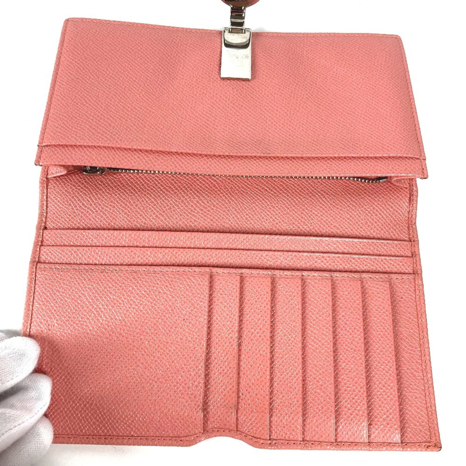 Long Bi fold Wallet Leather - 10