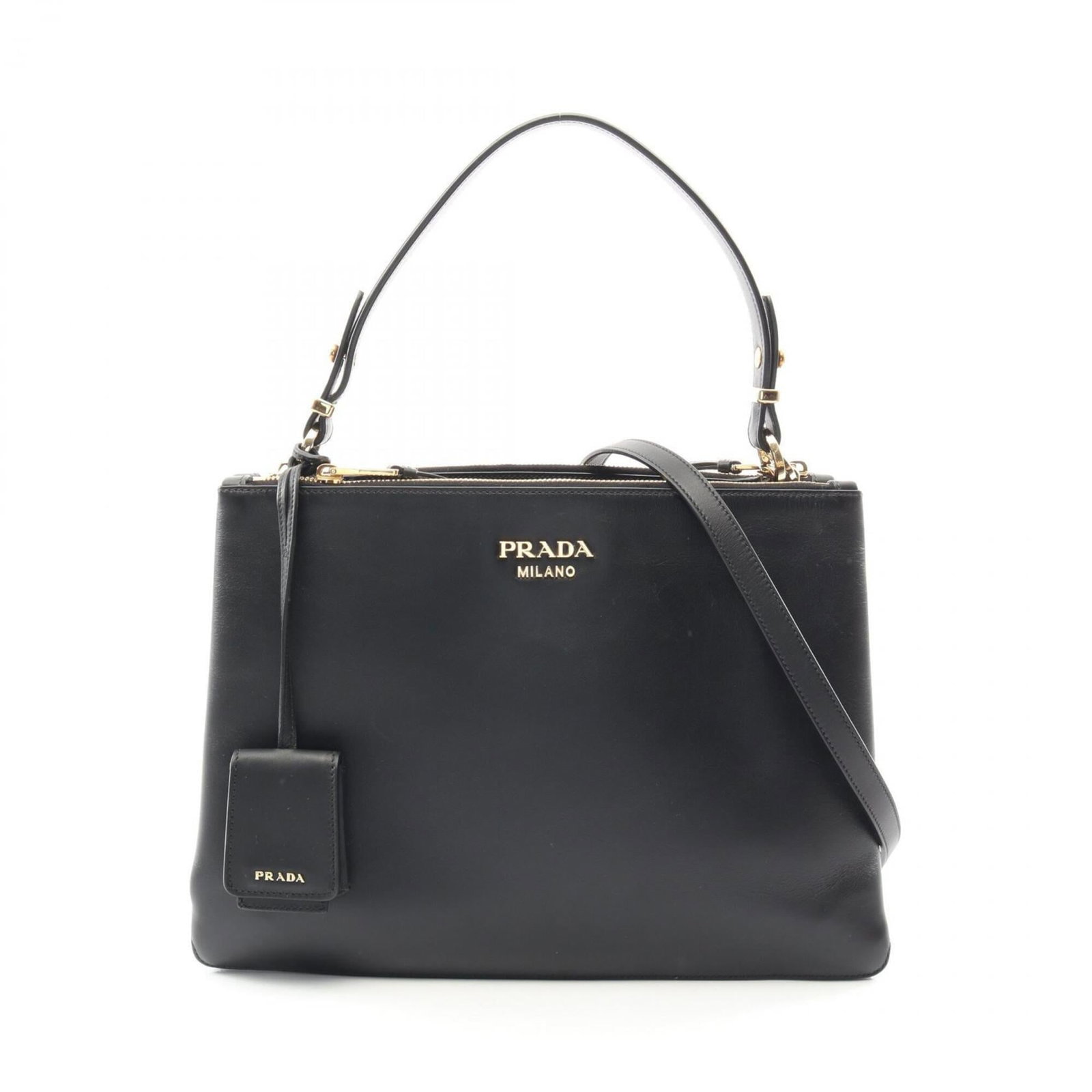 Prada Handbag Tote Bag Leather: Prada Handbag Tote Bag Leather Black Prada leather tote bag with dimensions 24cm x 34cm, bearing the MPN 1BA233. Made from high-quality leather, this classic handbag features a timeless design that